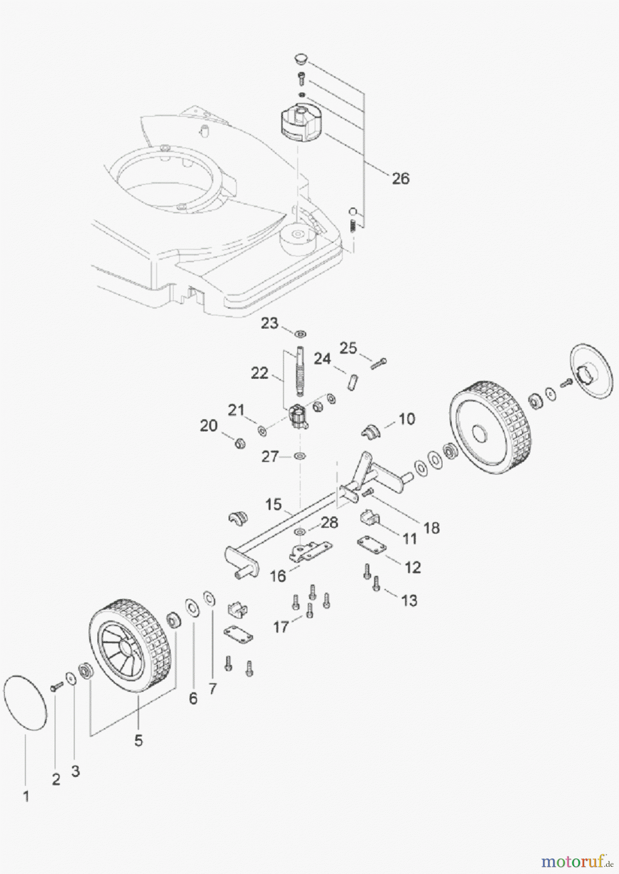  Solo by AL-KO Gartentechnik Benzinrasenmäher 550 R / RS / HR / RO / HRM ET 102002 Druck 9 550 707 ab 00/2002 [SN: ET 102002 Druck 9 550 707] Seite 5