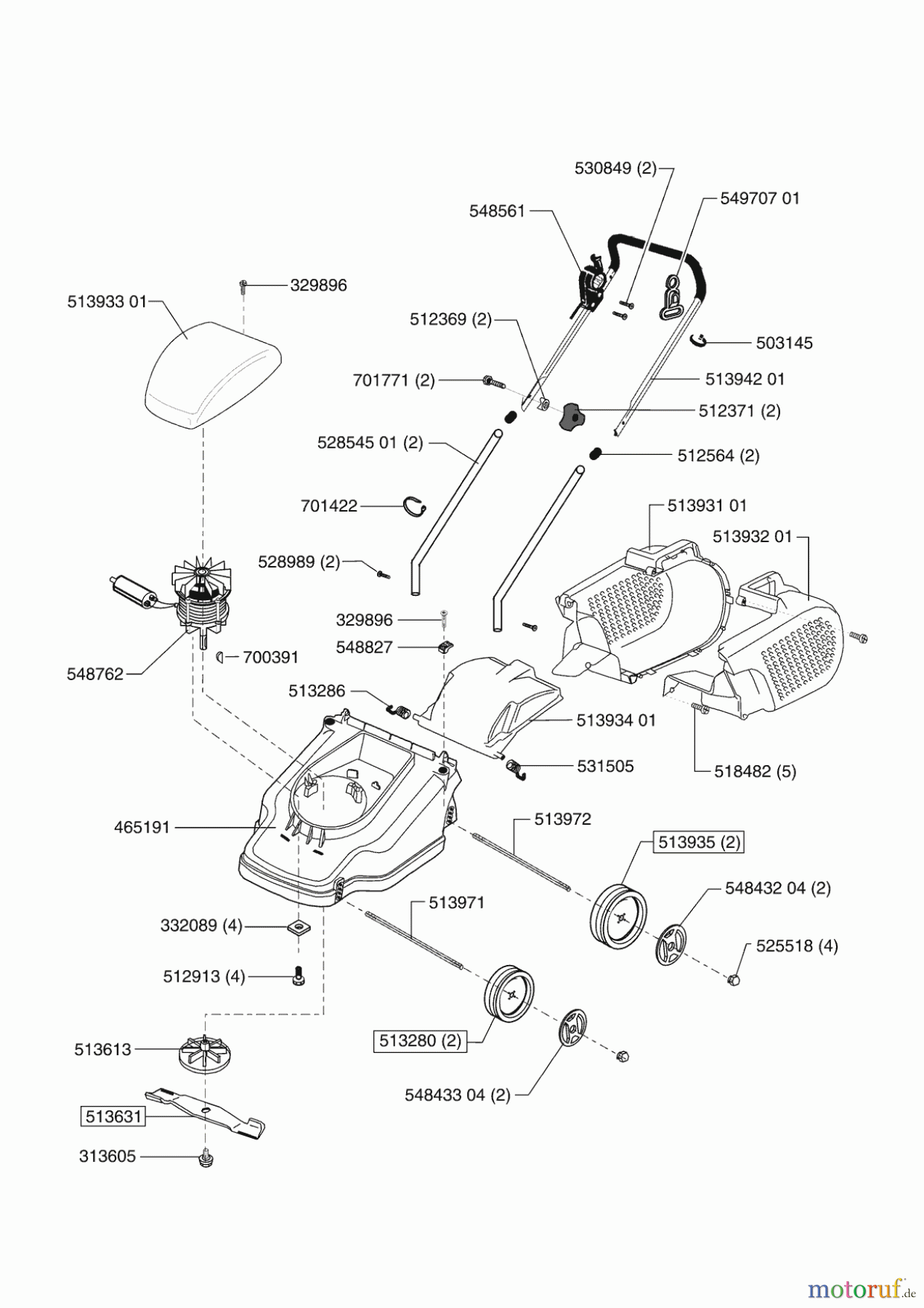  AL-KO Gartentechnik Elektrorasenmäher CL 38 E  ab 01/2003 Seite 1