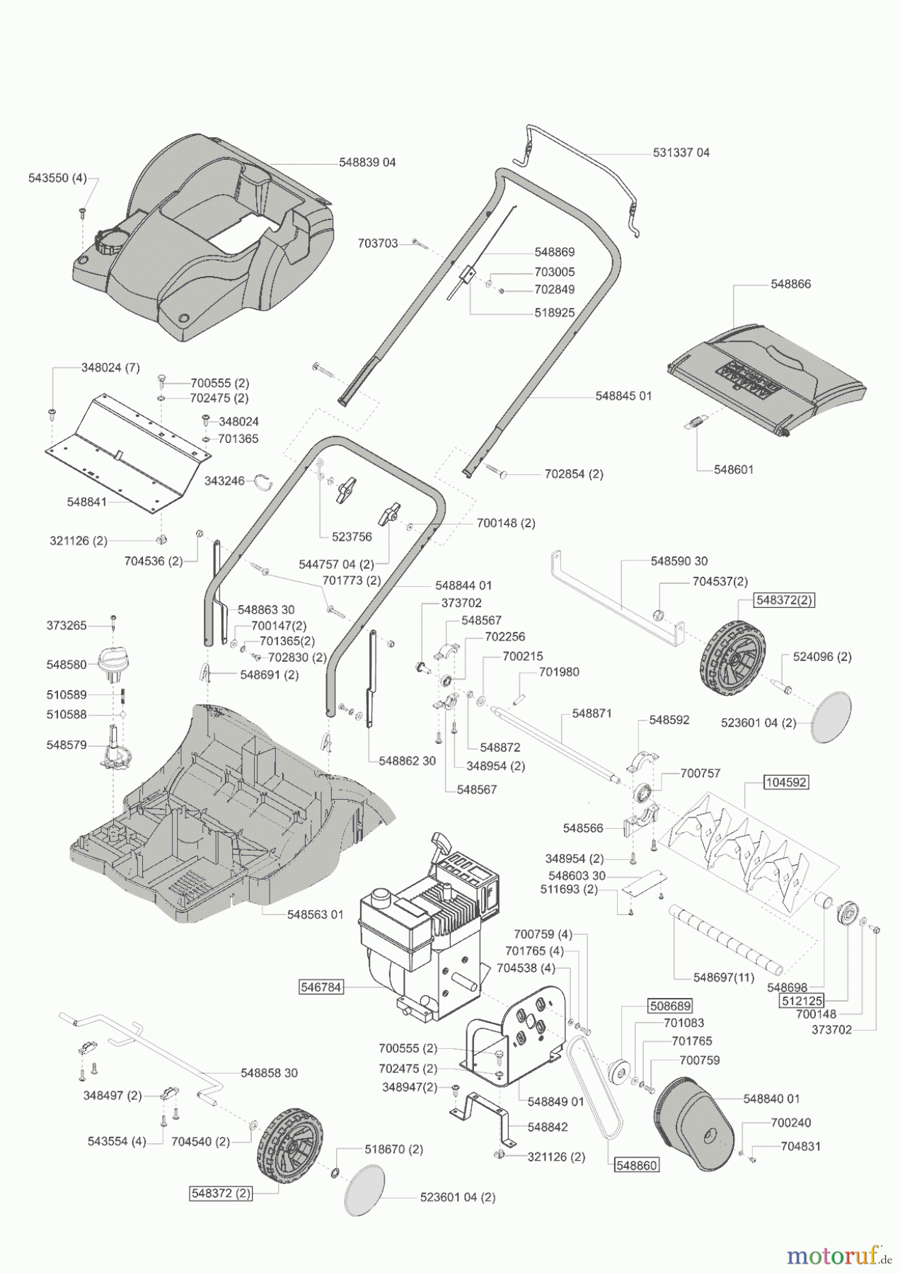  AL-KO Gartentechnik Vertikutierer COMFORT 38 VB  ab 04/2003 Seite 1