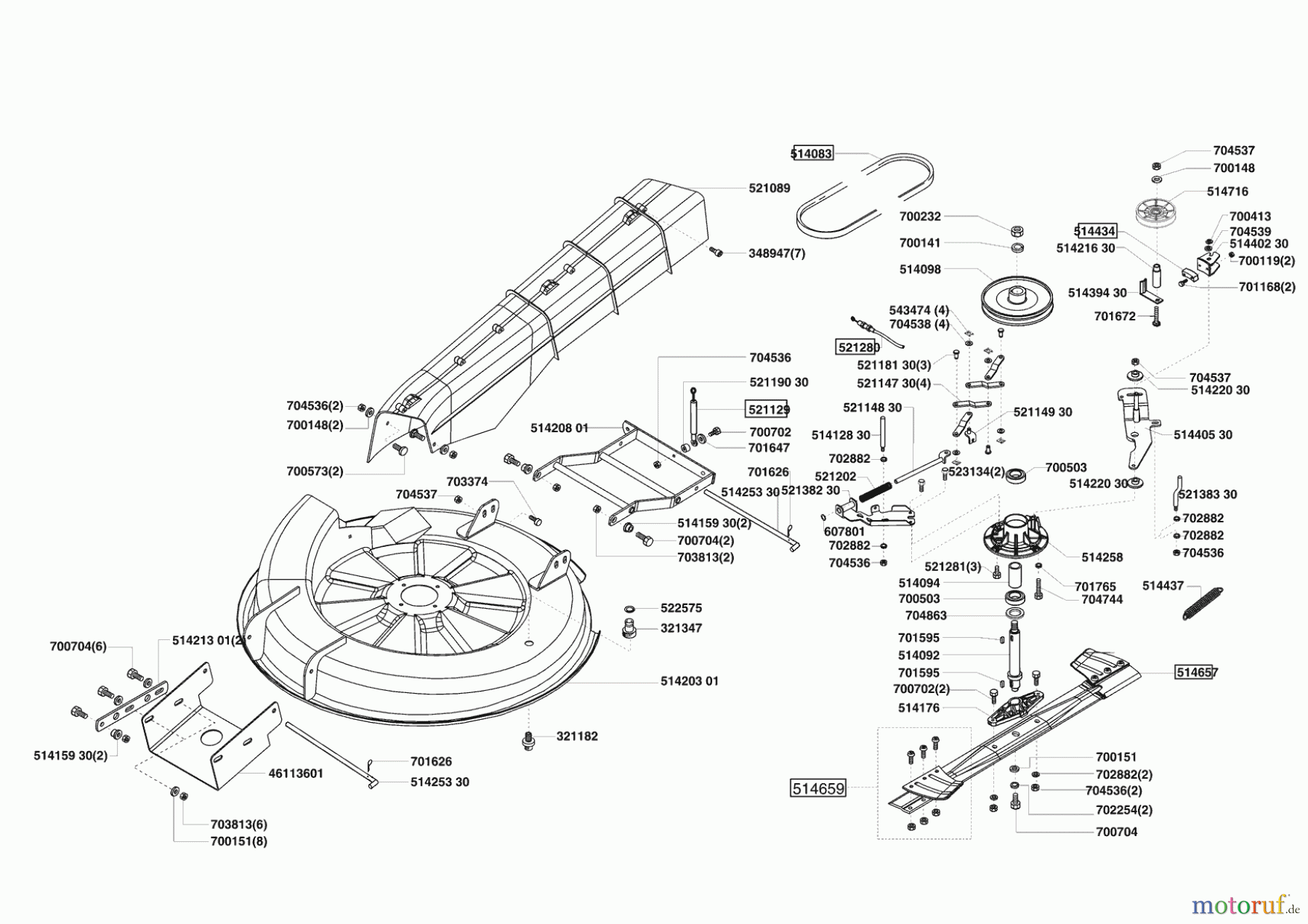  AL-KO Gartentechnik Rasentraktor Comfort T 750 10/2003 - 04/2004 Seite 5