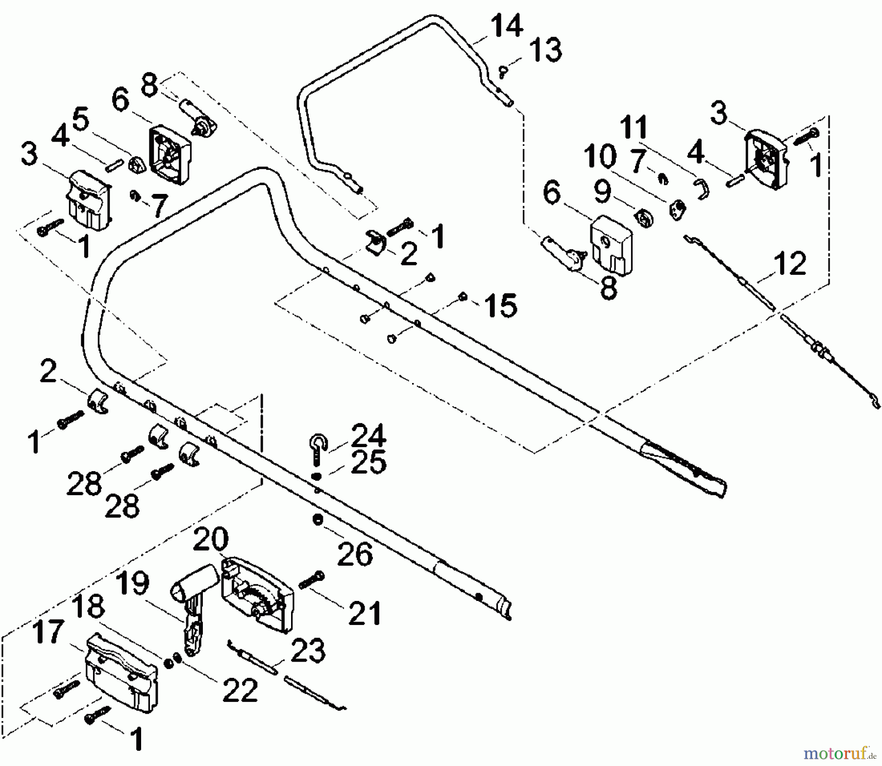  Solo by AL-KO Gartentechnik Benzinrasenmäher Primo 546 R / RT / S / RS / RO / SM / ZR / HR / HRM ET 042004 Druck 9 546 711 ab 04/2004 [SN: ET 042004 Druck 9 546 711] Seite 8