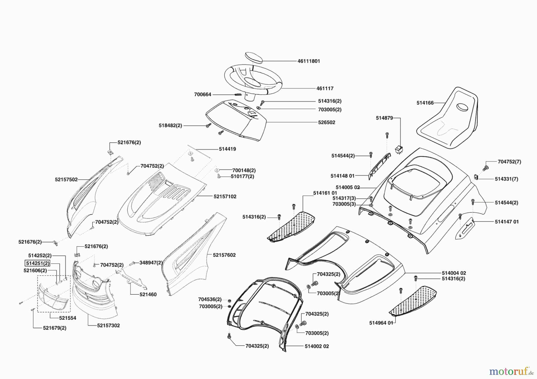  Concord Gartentechnik Rasentraktor T15-102 HD MASPORT Seite 1