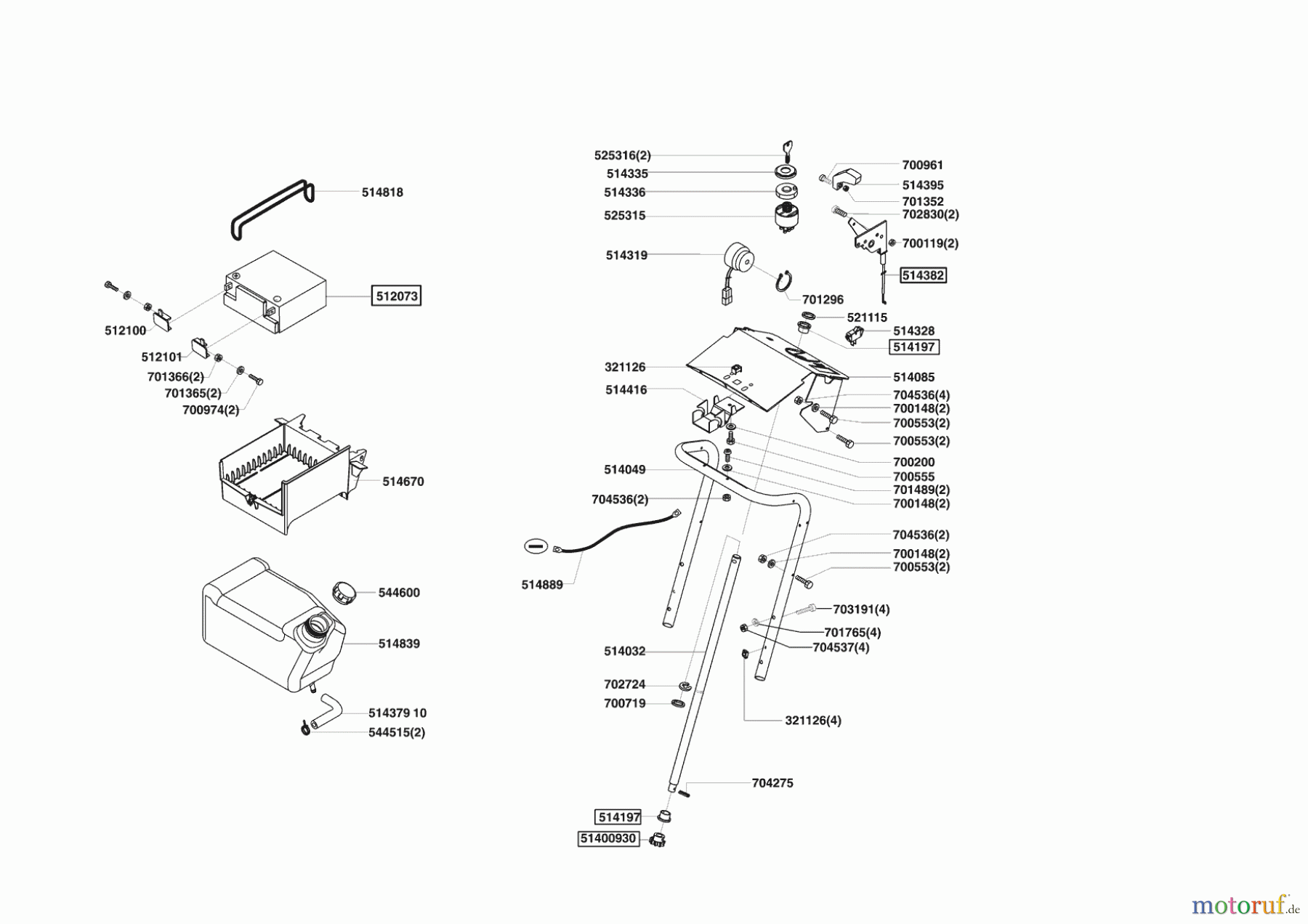  Concord Gartentechnik Rasentraktor T15-102  10/2004 - 01/2006 Seite 6