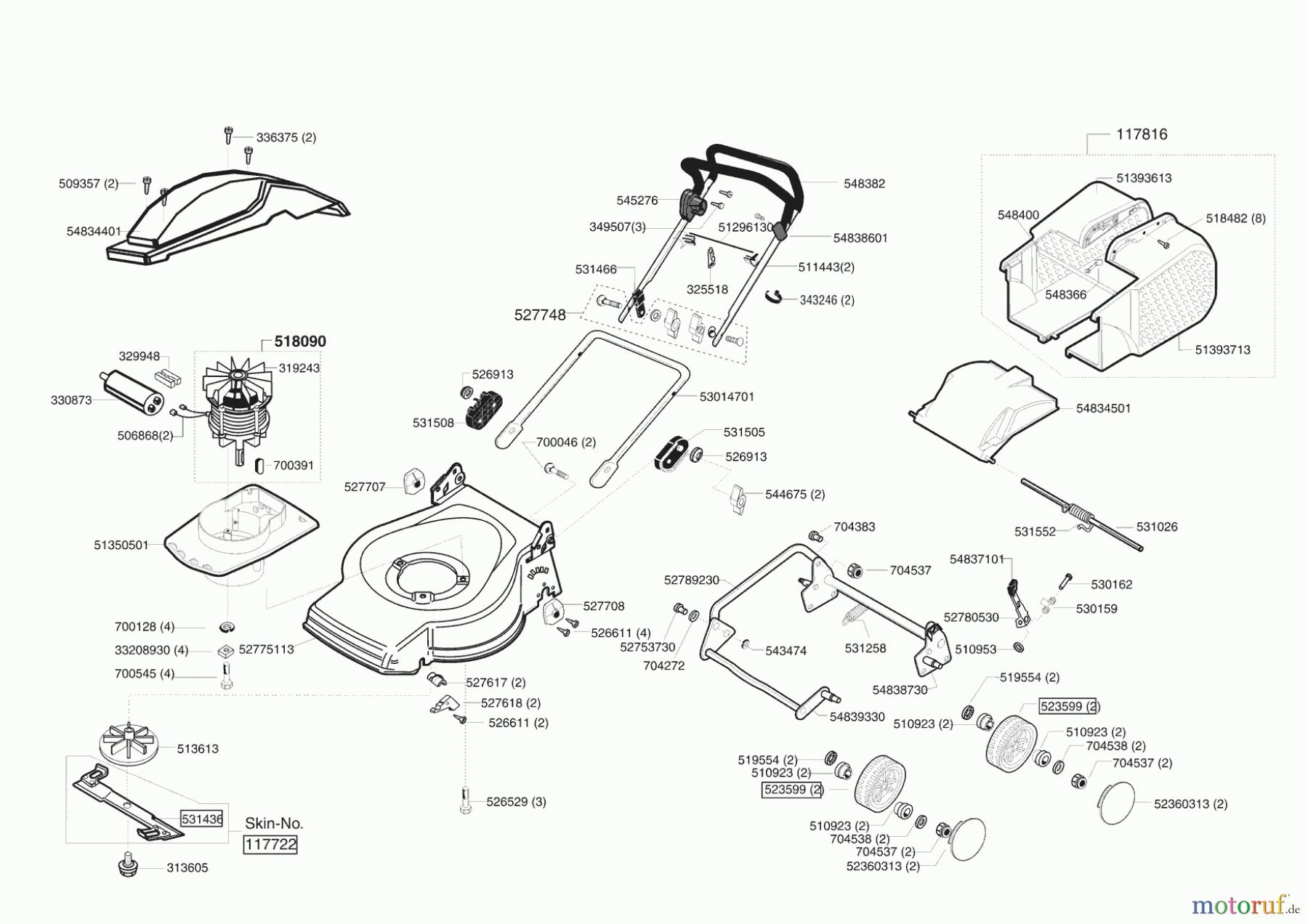  Mr. Gardener Gartentechnik Elektrorasenmäher 1647 P  ab 02/2005 Seite 1