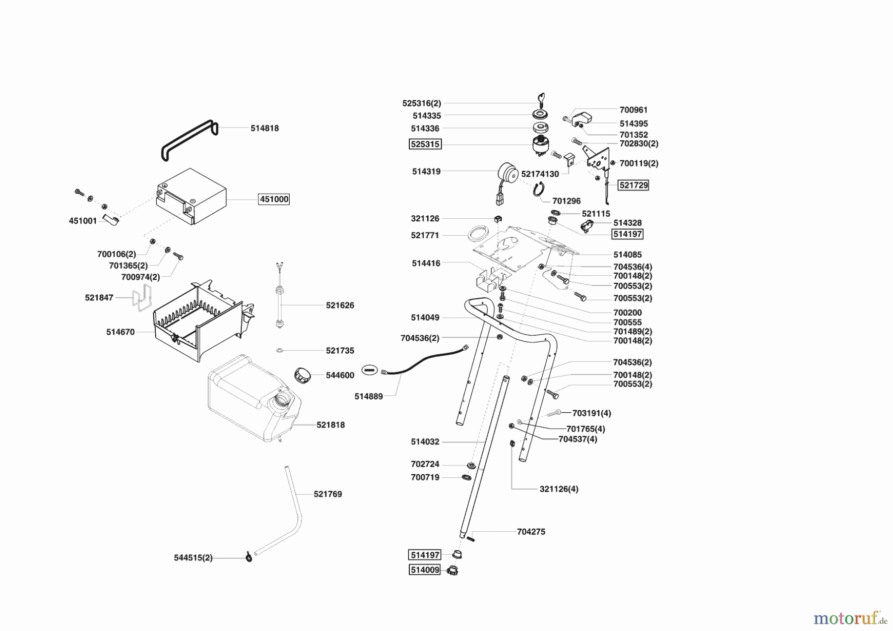  AL-KO Gartentechnik Rasentraktor T 20/102 HDE-MK 07/2005 - 01/2006 Seite 6