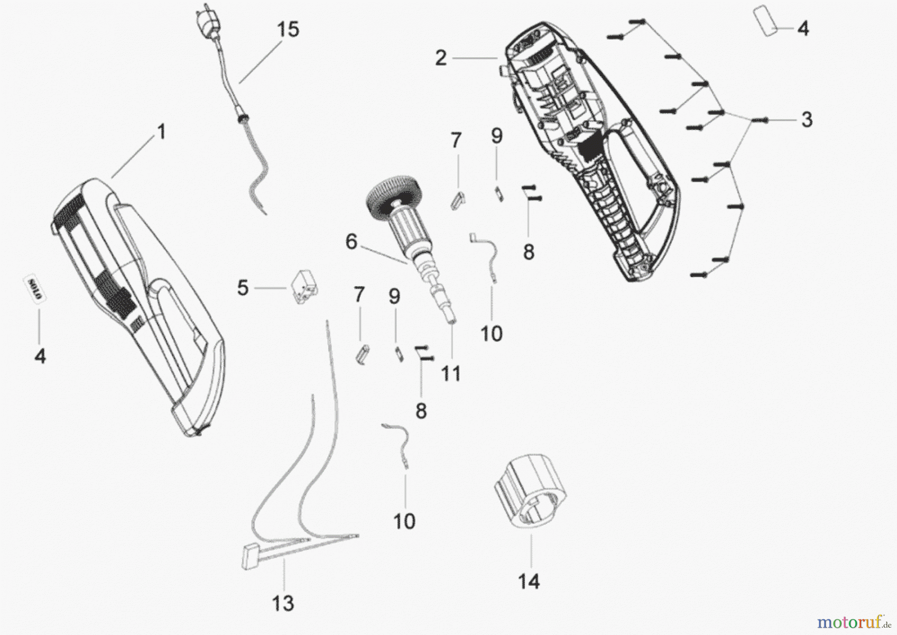  Solo by AL-KO Gartentechnik Motorsensen 114 ET 072005 Druck 9 113 700 07/2005 [SN: ET 072005 Druck 9 113 700] - 09/2011 [SN: ET 092011 Druck 9 114 701] Seite 1