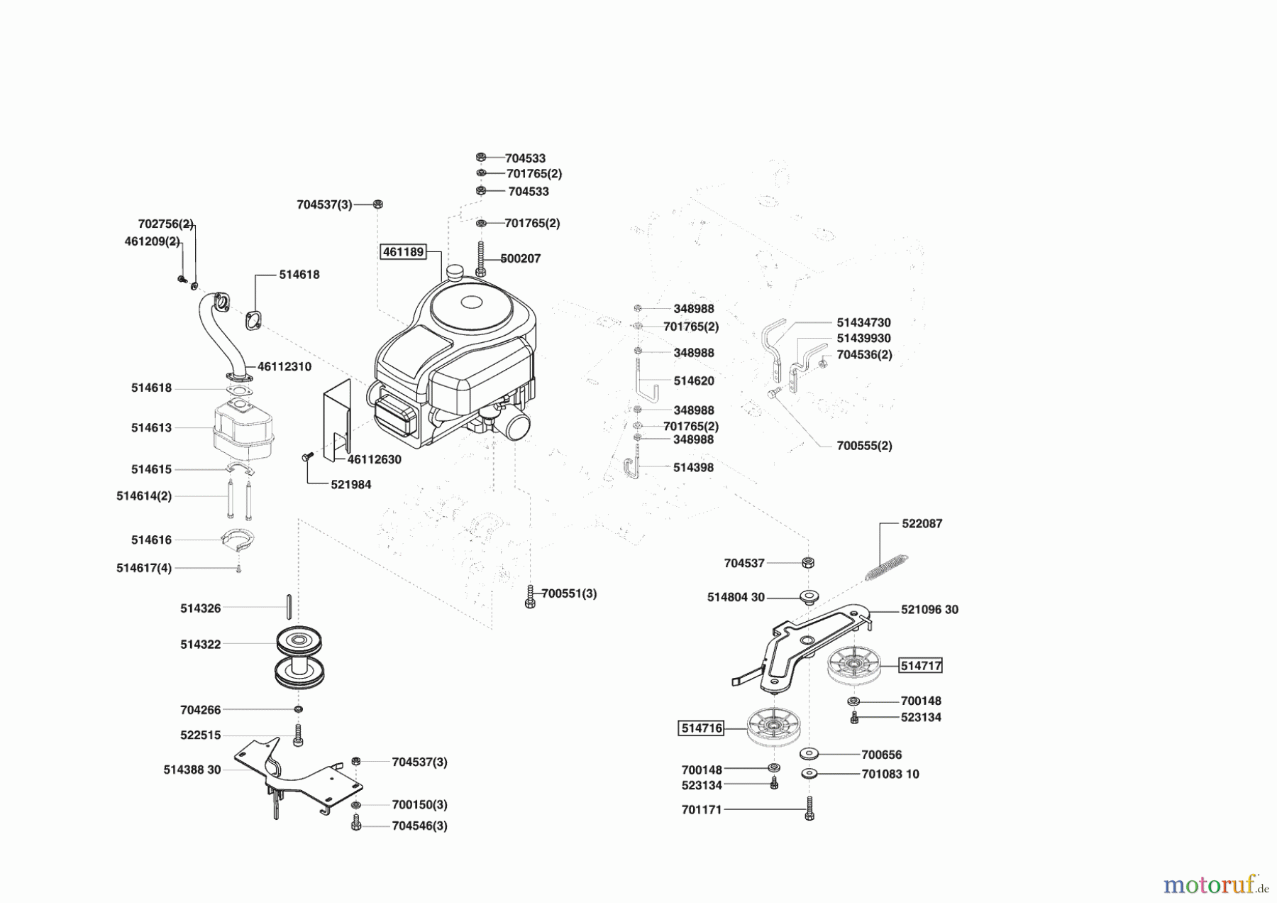  AL-KO Gartentechnik Rasentraktor T 850 08/2005 - 02/2006 Seite 4