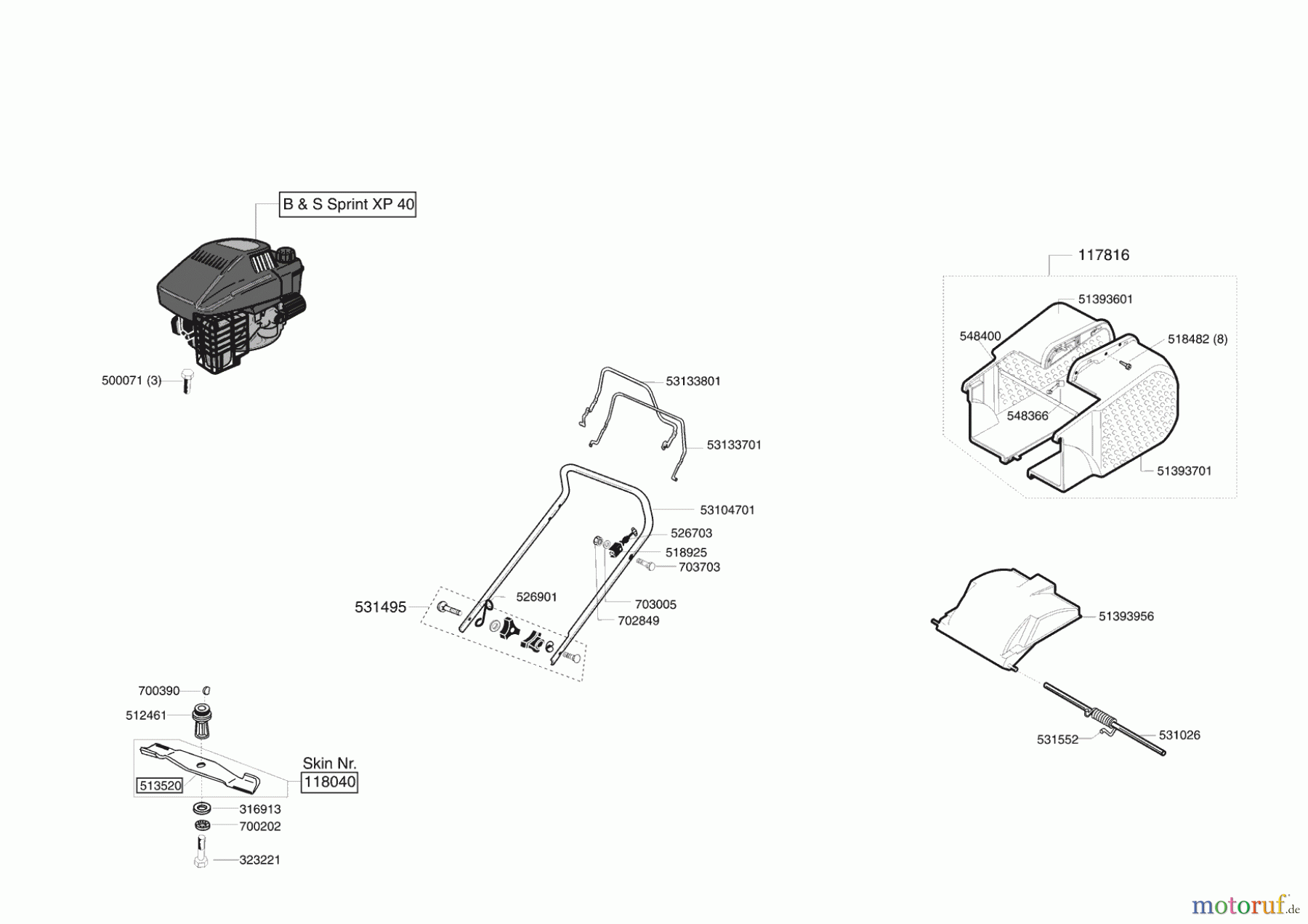  Jardi-Pro Gartentechnik Benzinrasenmäher 46 BR  ab 10/2005 Seite 1