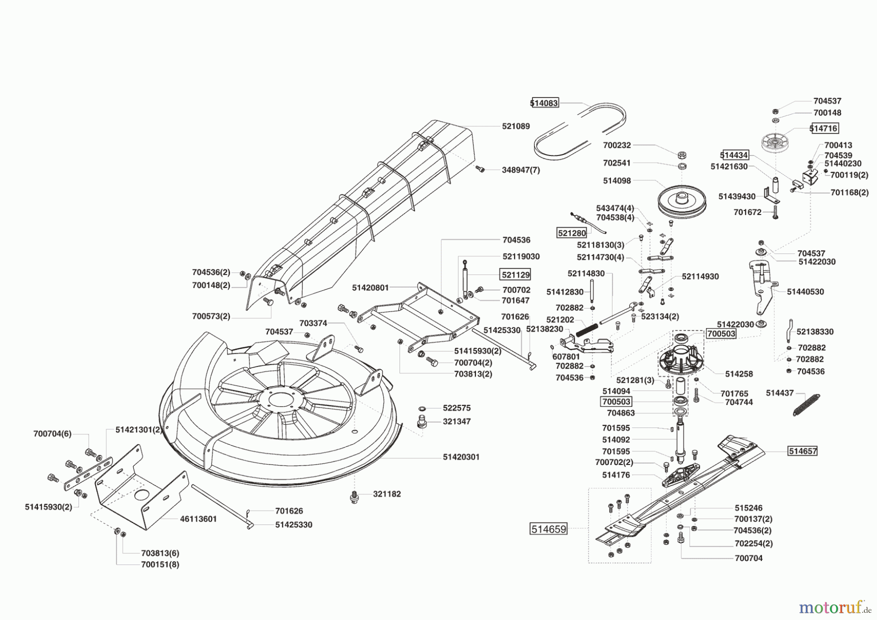  Powerline Gartentechnik Rasentraktor T 13-74 11/2005 - 03/2006 Seite 5