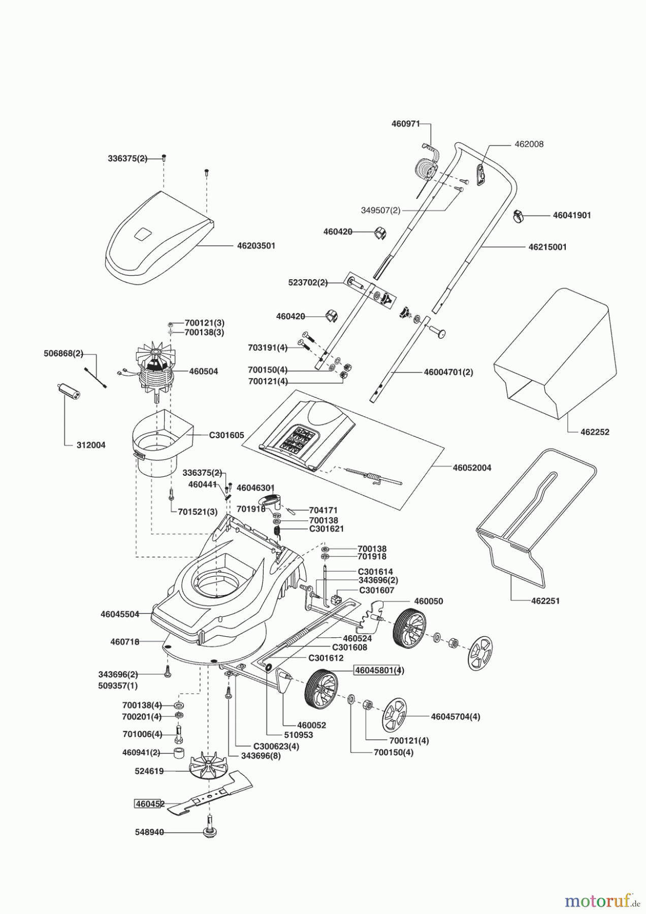  AL-KO Gartentechnik Elektrorasenmäher Classic 42 E Plus Seite 1