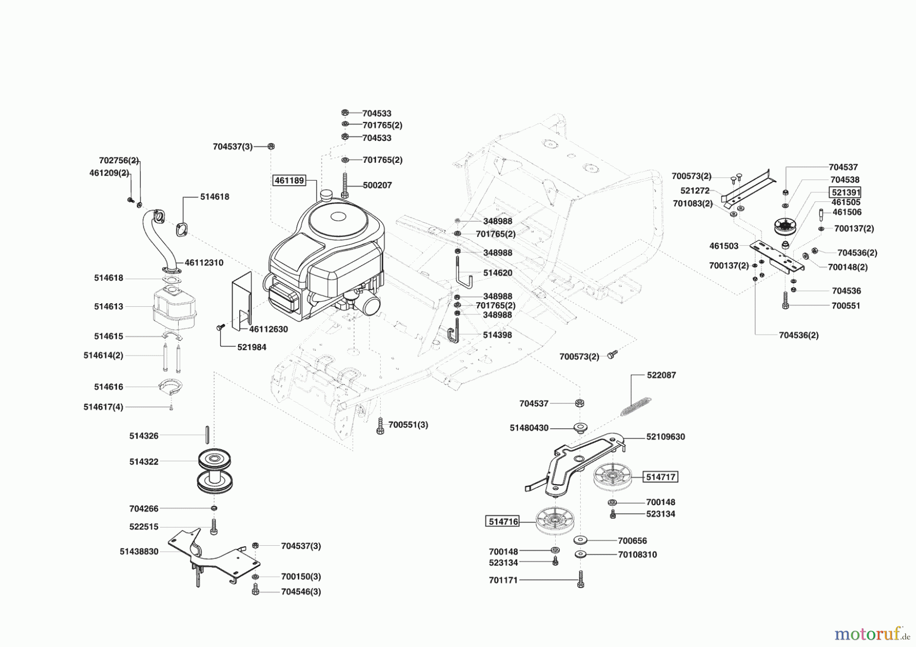  AL-KO Gartentechnik Rasentraktor T13-85 HD LUX  HVC 03/2006 - 09/2007 Seite 4