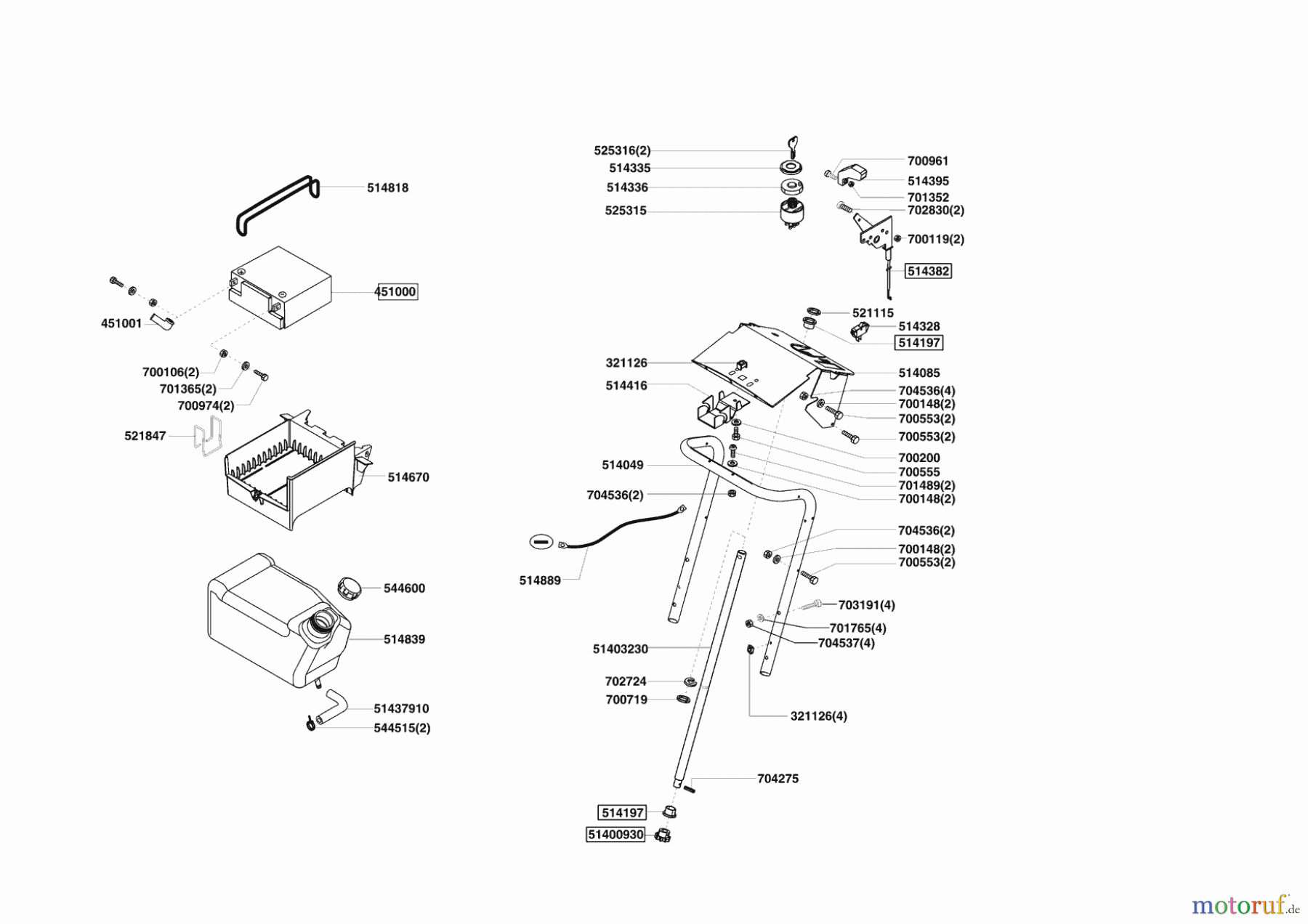  Powerline Gartentechnik Rasentraktor T18-102 HDS 06/2007 - 10/2007 Seite 6