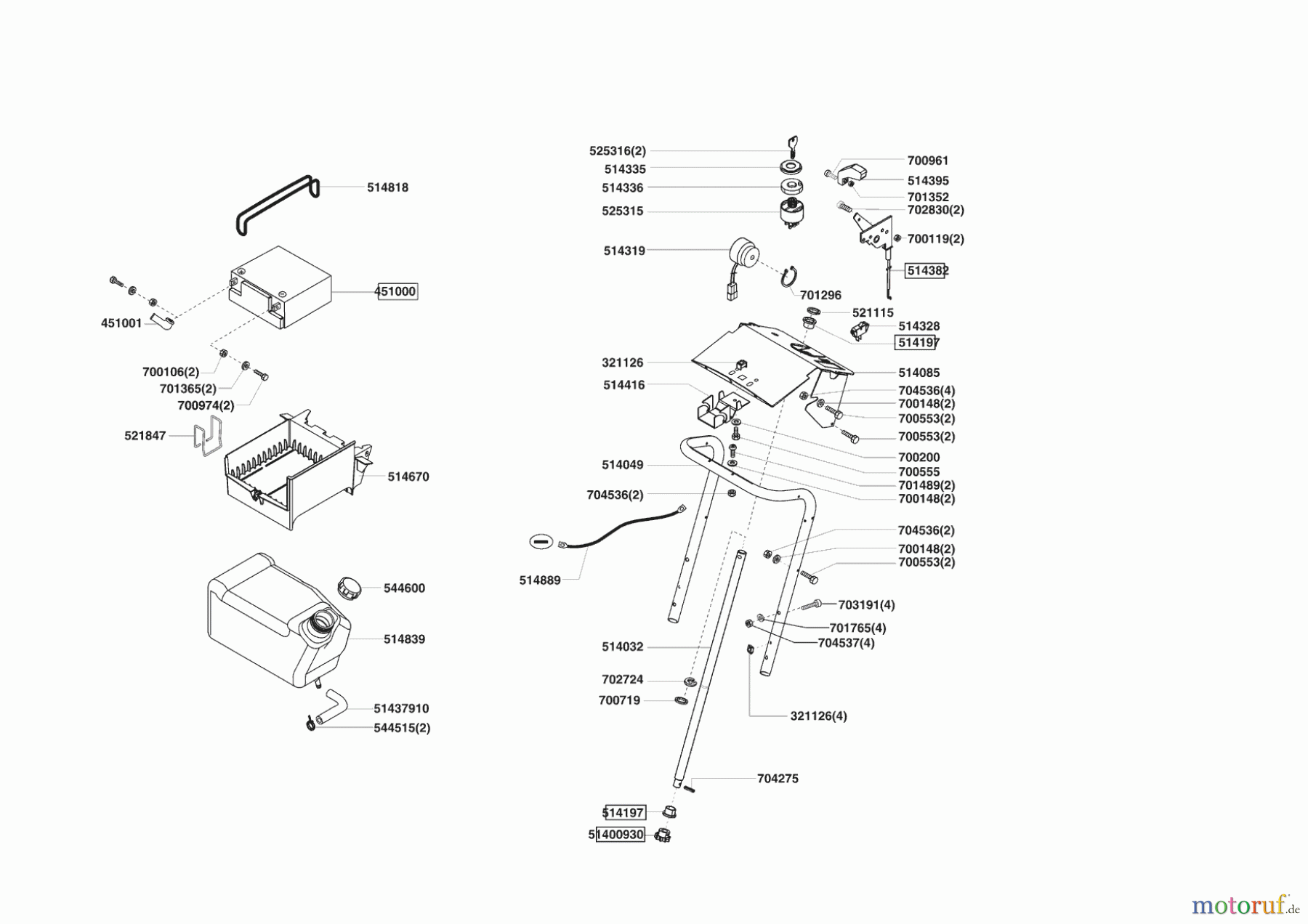  Concord Gartentechnik Rasentraktor T 18-102 HDE Masport ab 10/2007 Seite 6