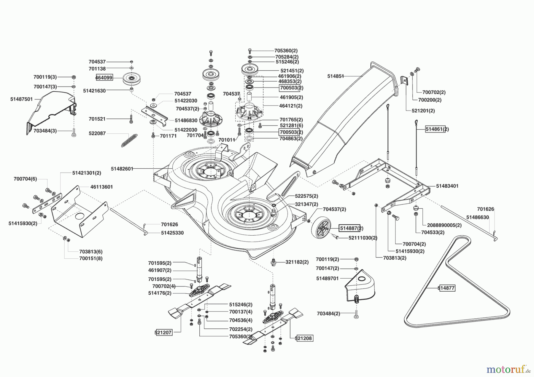  Sigma Gartentechnik Rasentraktor T 15-102 HD 10/2007 - 11/2008 Seite 5