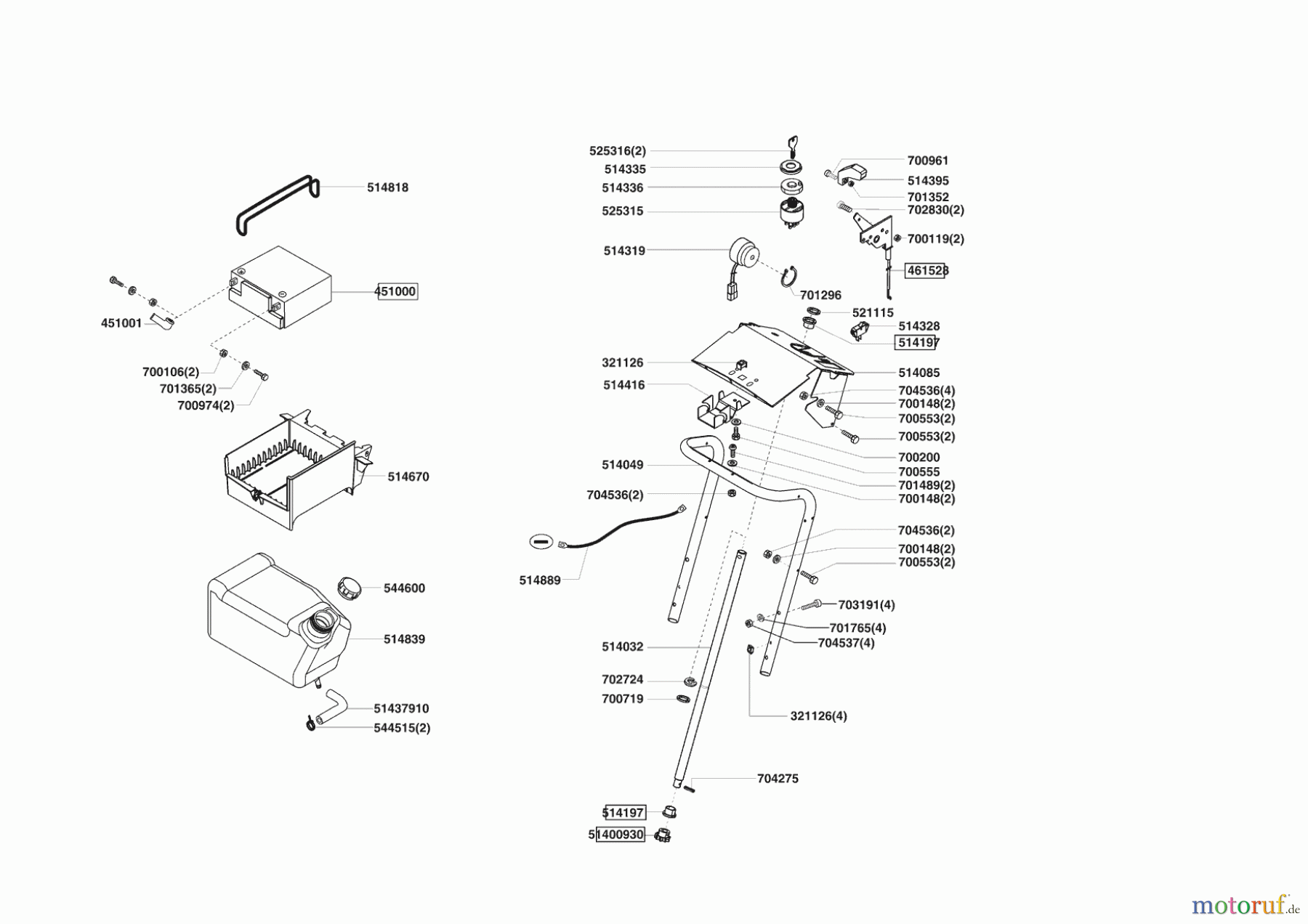  Powerline Gartentechnik Rasentraktor T 16-102 HD-H 10/2007 - 11/2007 Seite 6