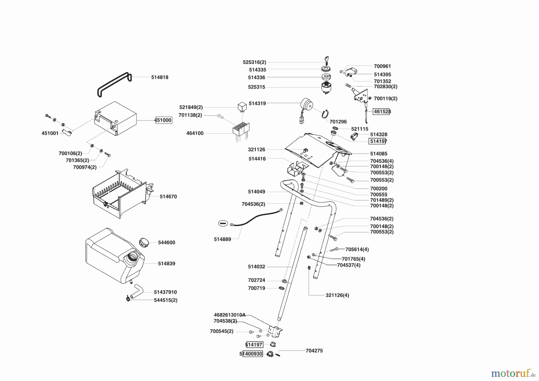  Powerline Gartentechnik Rasentraktor T 16-102 HD-H 11/2007 - 03/2009 Seite 6