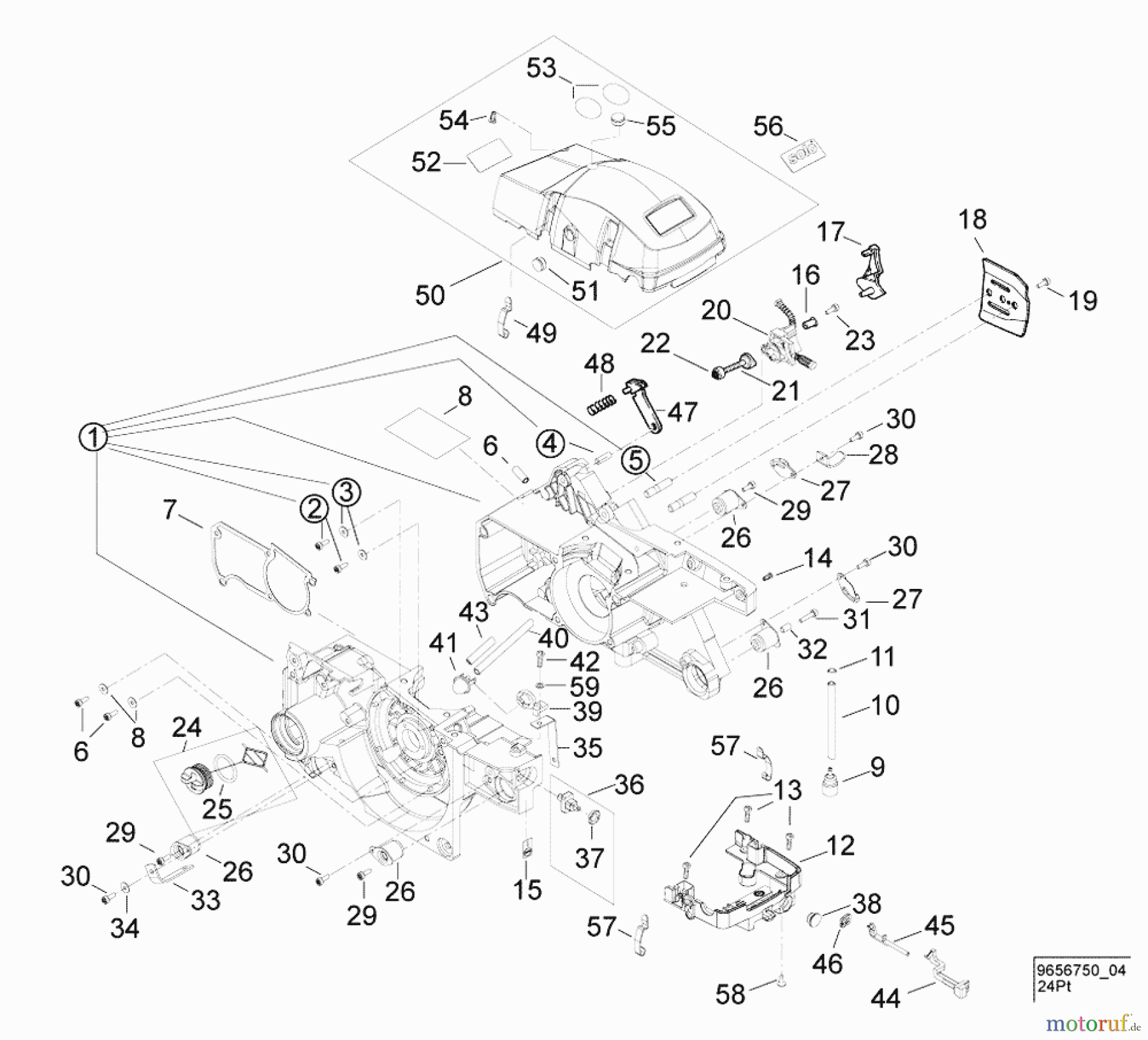  Solo by AL-KO Gartentechnik Kettensägen 656SP ET 052008 Druck 9 656 750 05/2008 [SN: ET 052008 Druck 9 656 750] - 03/2009 [SN: ET 032009 Druck 9 656 751] Seite 4