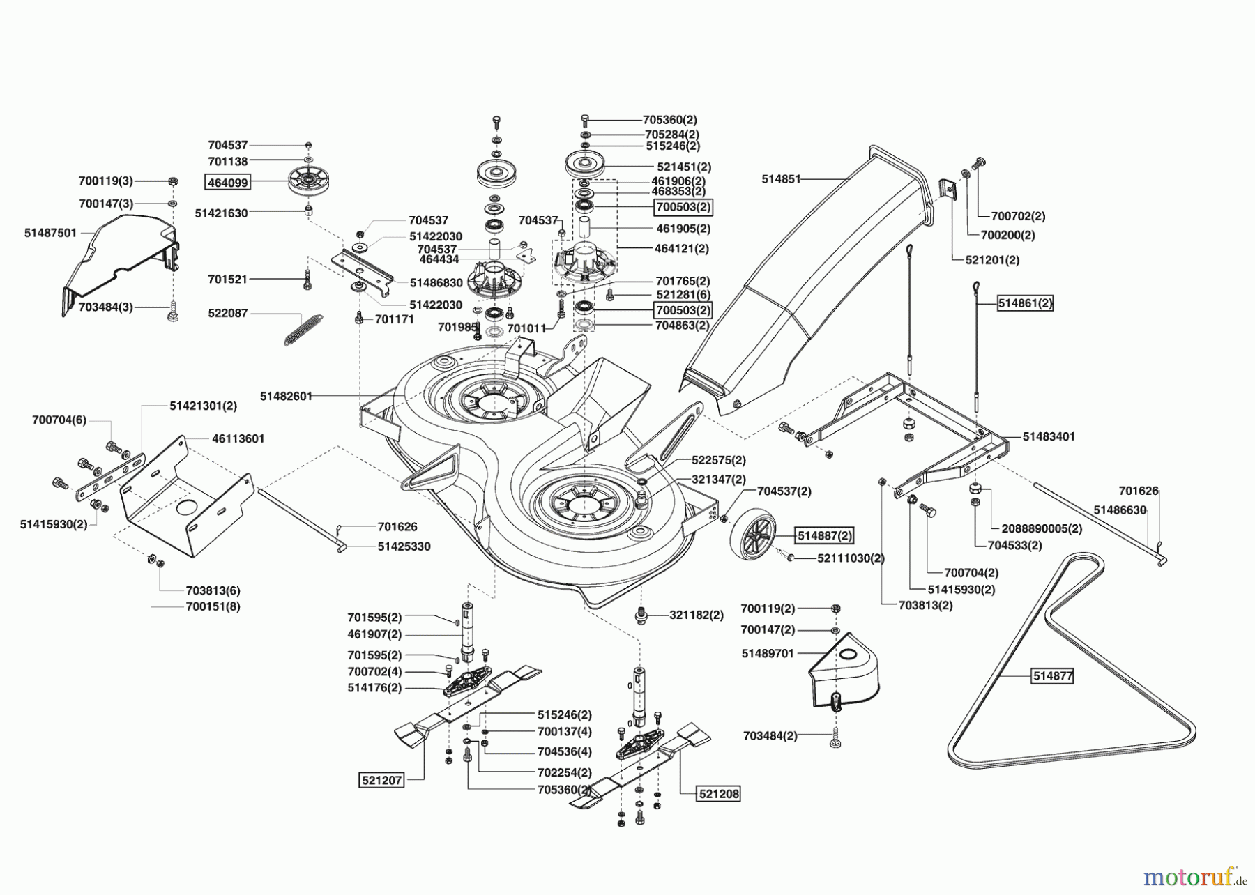  Powerline Gartentechnik Rasentraktor T18-102 HD 11/2008 - 02/2009 Seite 5