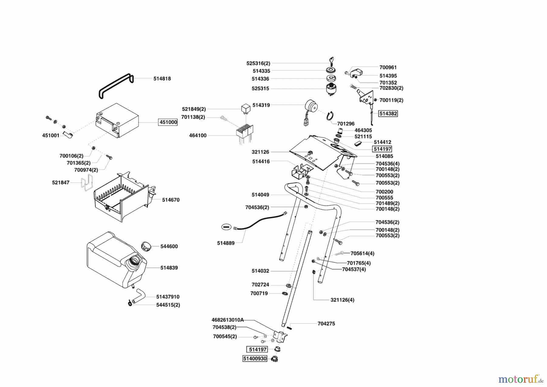  Powerline Gartentechnik Rasentraktor T13-92 SP HD 11/2008 - 02/2009 Seite 6