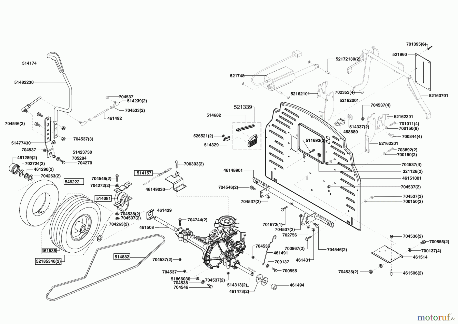  AL-KO Gartentechnik Rasentraktor T16-102 HDE-H LUX HVC Seite 3