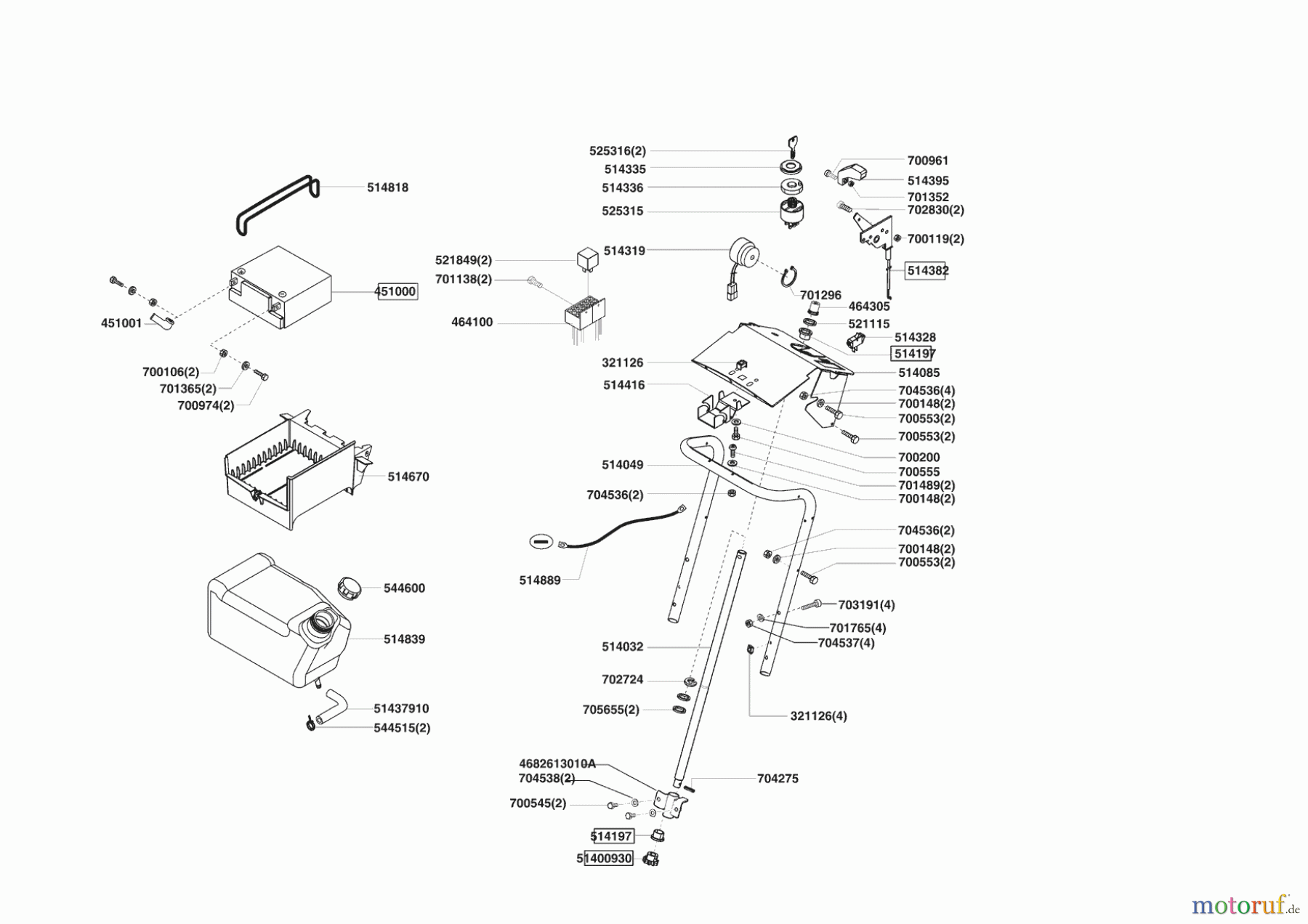  Powerline Gartentechnik Rasentraktor T 18-102 HD (F) 12/2008 - 03/2009 Seite 8