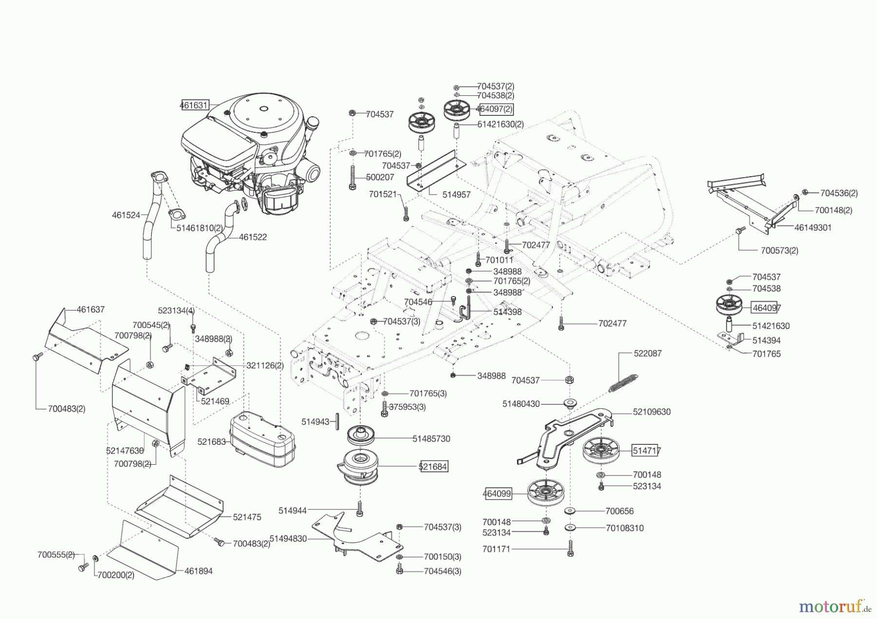  Brill Gartentechnik Rasentraktor 102-16 HE Crossover  09/2010 Seite 4