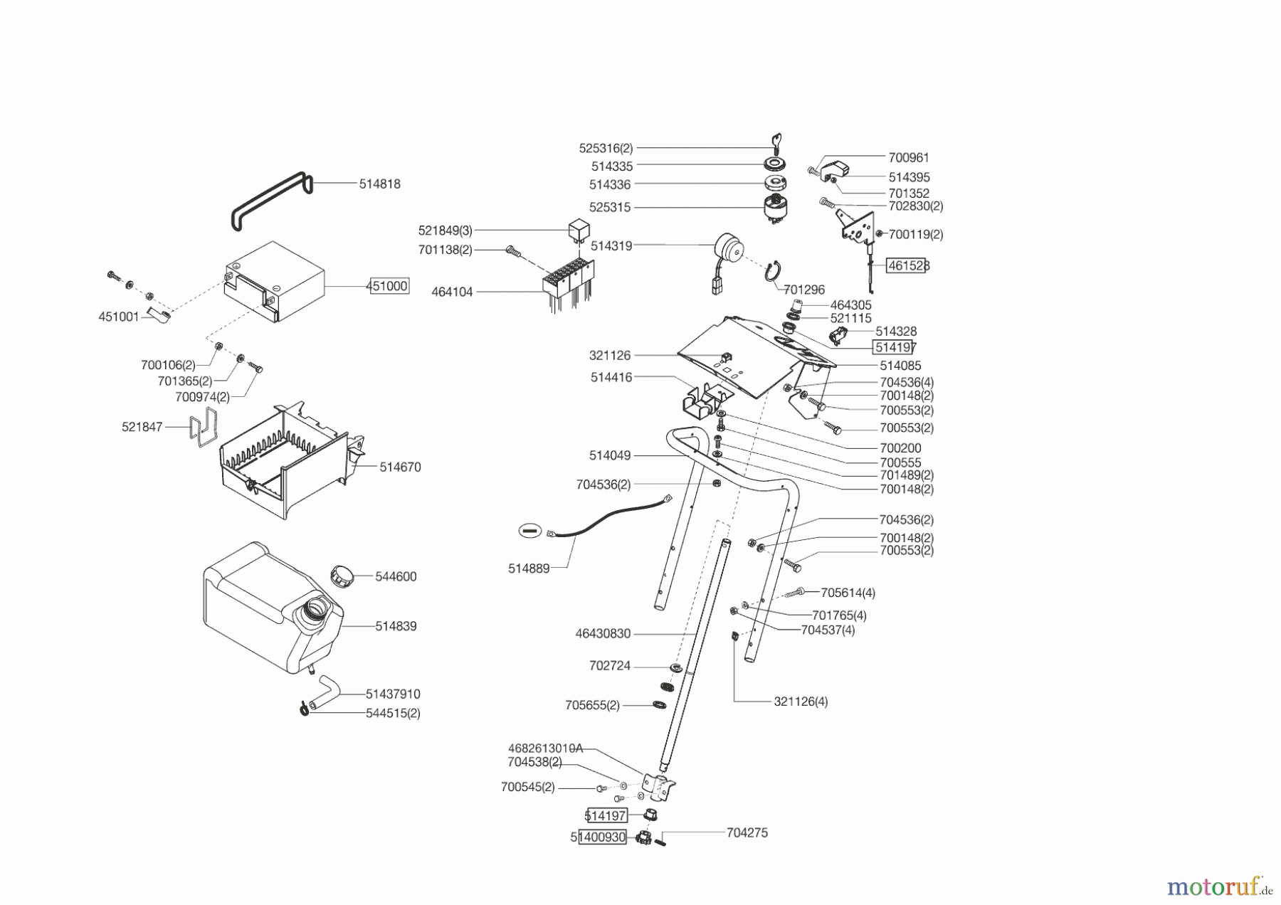  Brill Gartentechnik Rasentraktor 102-16 HE Crossover  09/2010 Seite 6