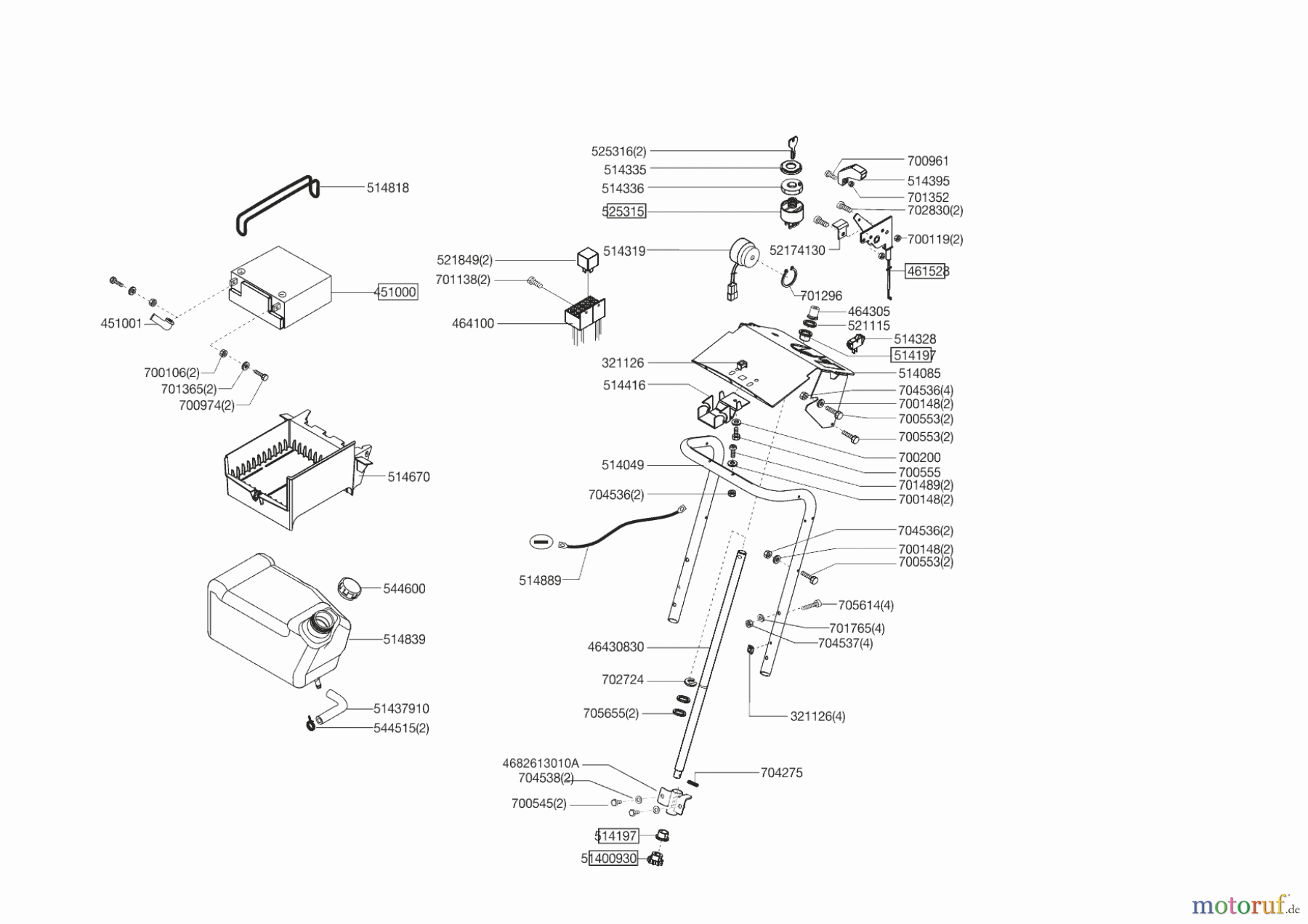  Powerline Gartentechnik Rasentraktor T 16-102 HD-H  ab 11/2010 Seite 6