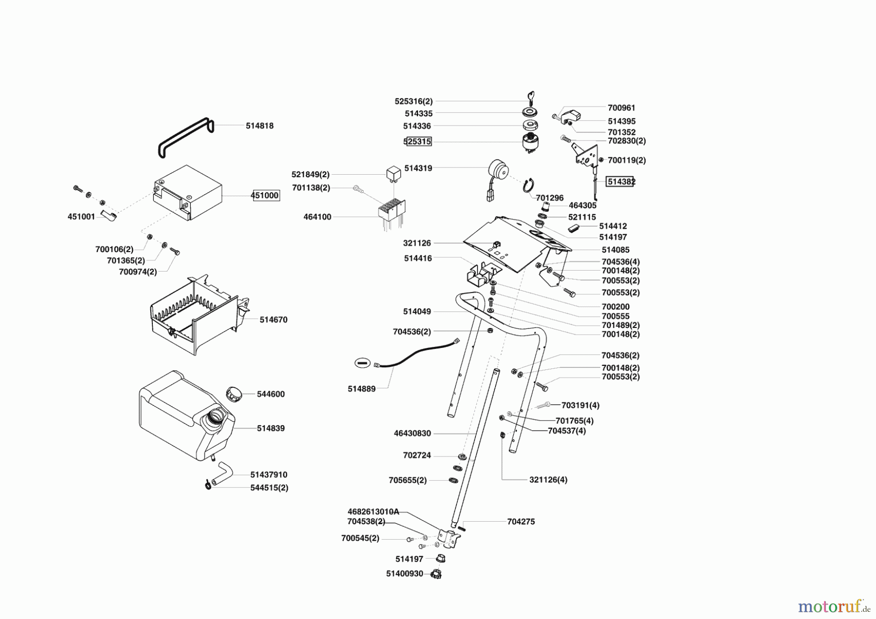  AL-KO Gartentechnik Rasentraktor COMFORT T 1000 HD  ab 02/2011 Seite 6