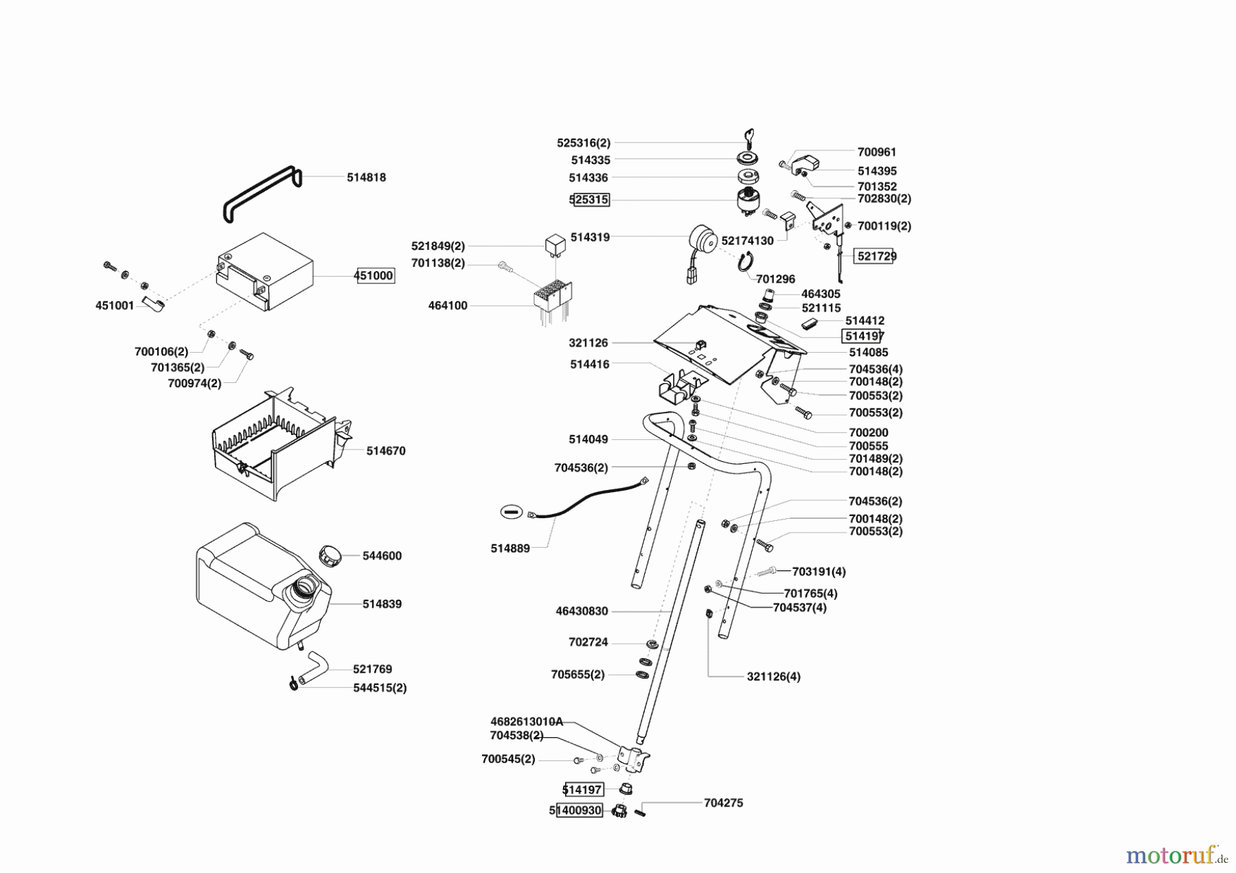  Powerline Gartentechnik Rasentraktor T16-102 HD Edition  02/2011 - 07/2012 Seite 6