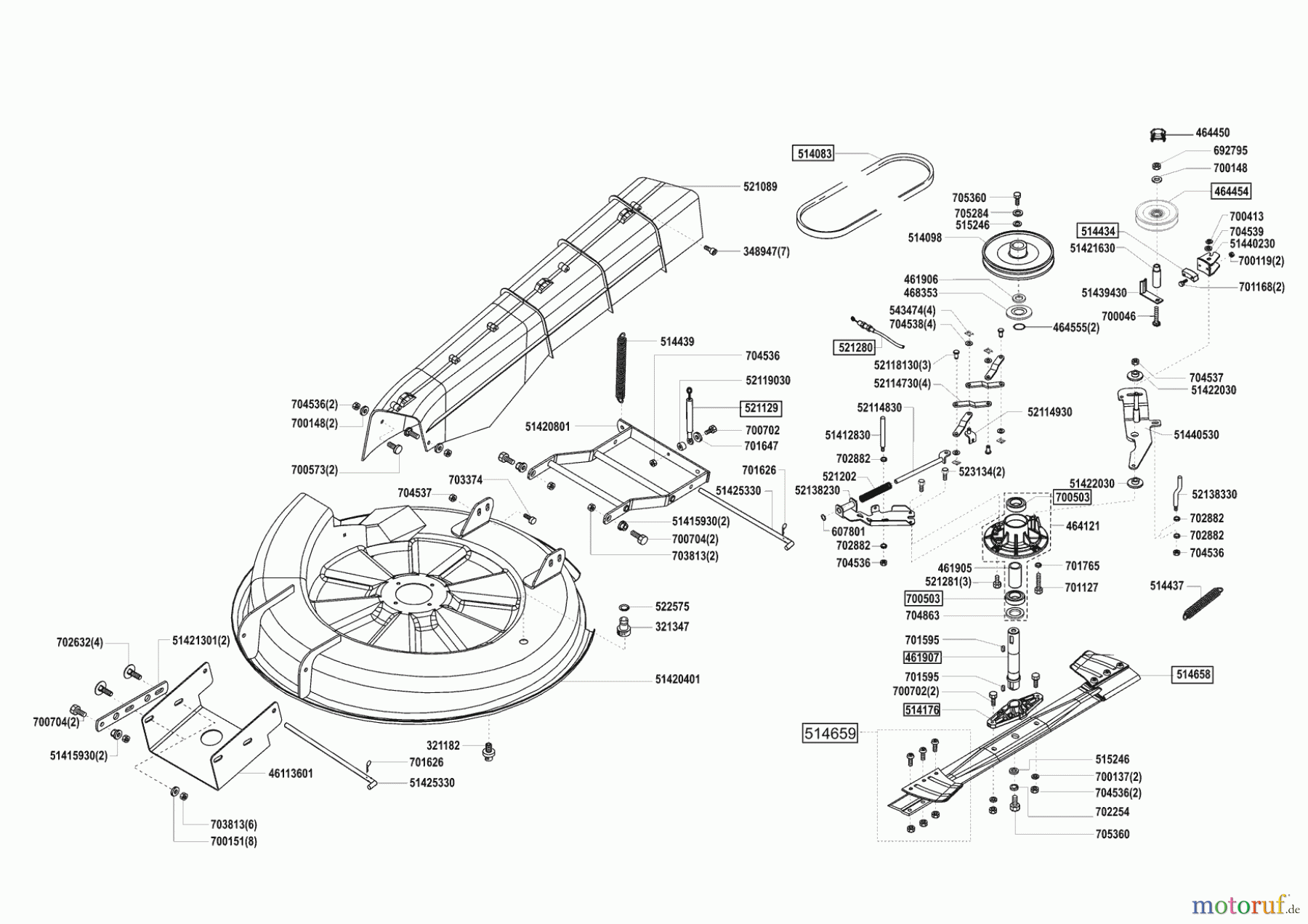  AL-KO Gartentechnik Rasentraktor T13-85 LUX HVC  11/2011 - 11/2012 Seite 5