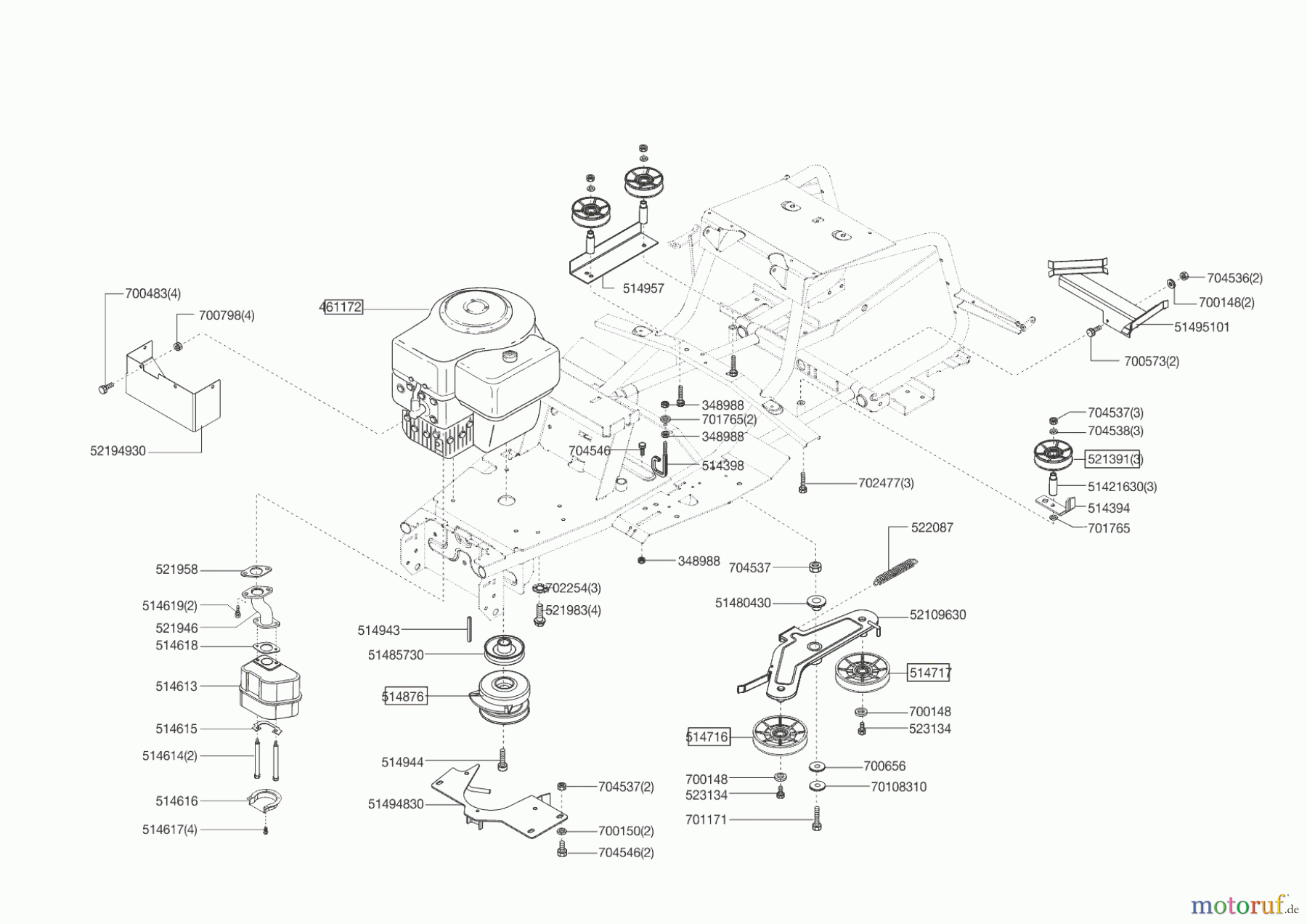  AL-KO Gartentechnik Rasentraktor Comfort T1500  ab 07/2012 Seite 4