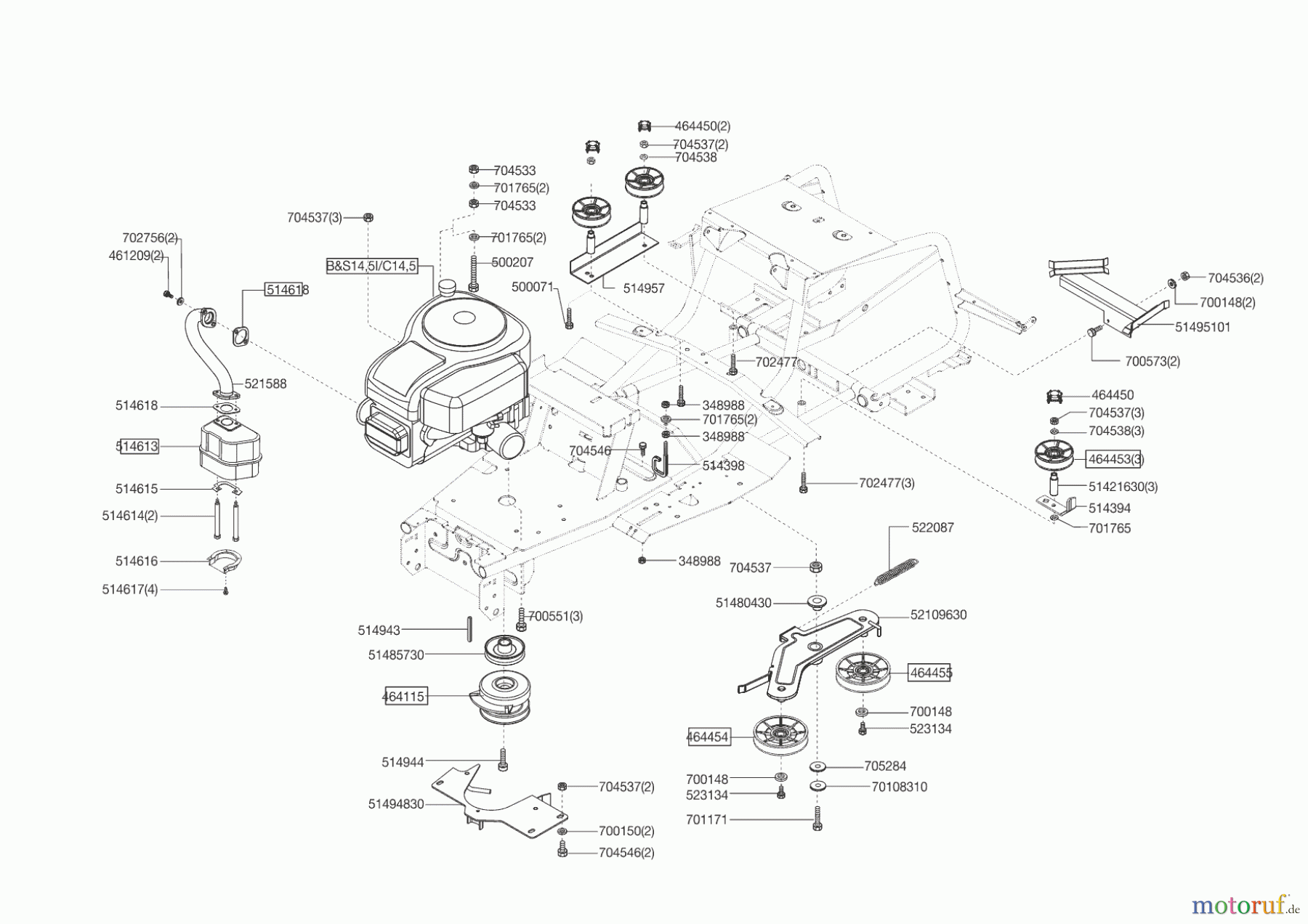  AL-KO Gartentechnik Rasentraktor Comfort T1000  ab 07/2012 Seite 4