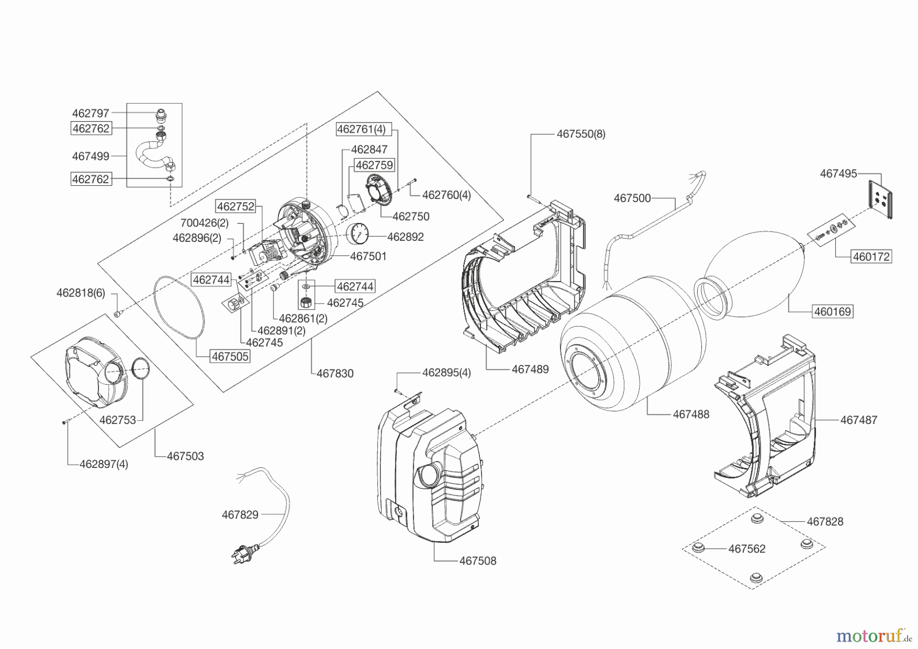  AL-KO Wassertechnik Hauswasserwerke HW 4500 FCS Comfort  01/2013 - 01/2014 Seite 2