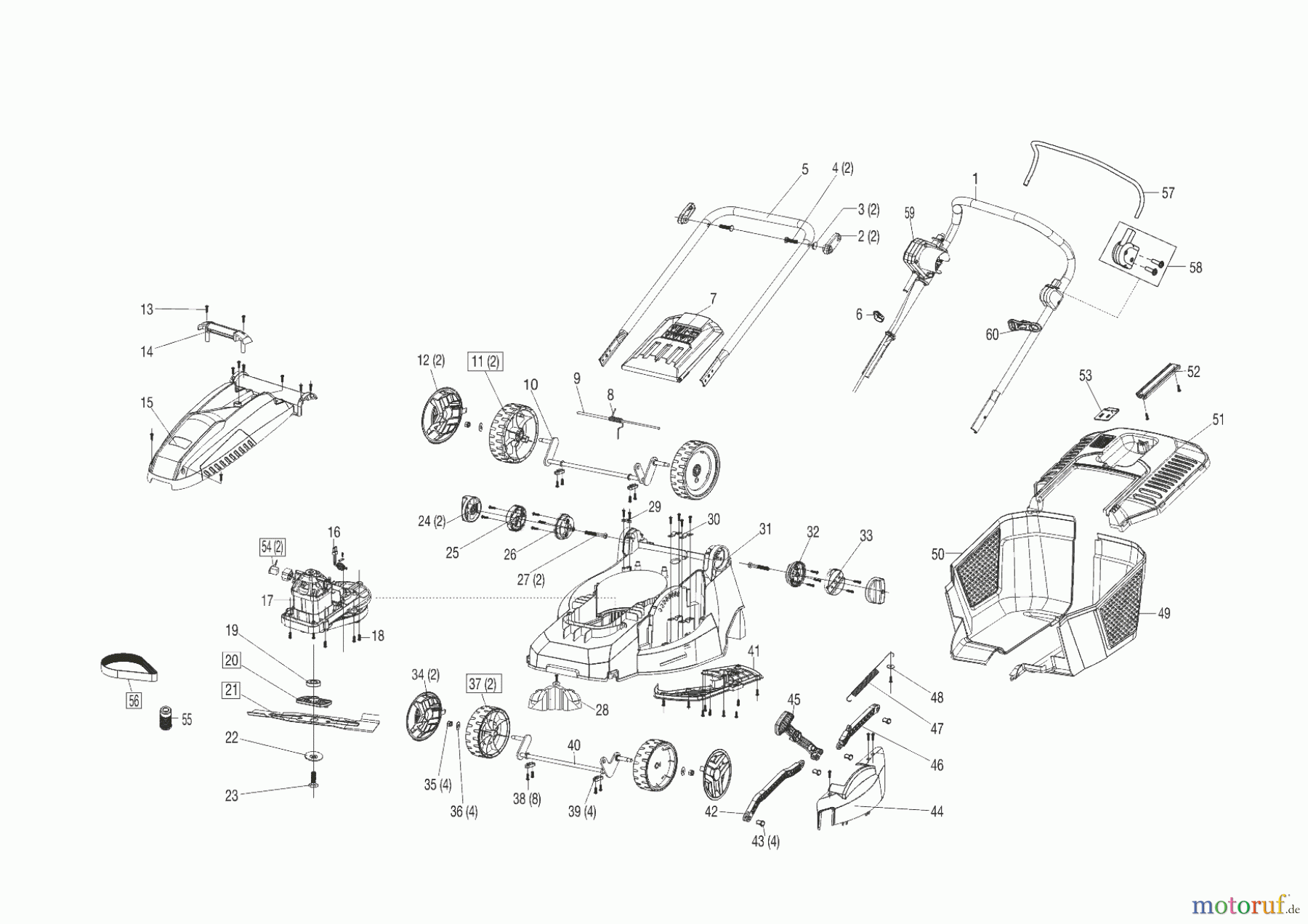  AL-KO Gartentechnik Elektrorasenmäher Classic 3.8 E +  01/2013 - 08/2014 Seite 1