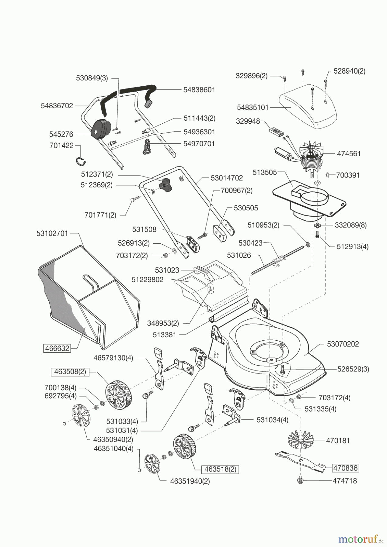  AL-KO Gartentechnik Elektrorasenmäher Selection SL 46 E  01/2013 - 12/2014 Seite 1