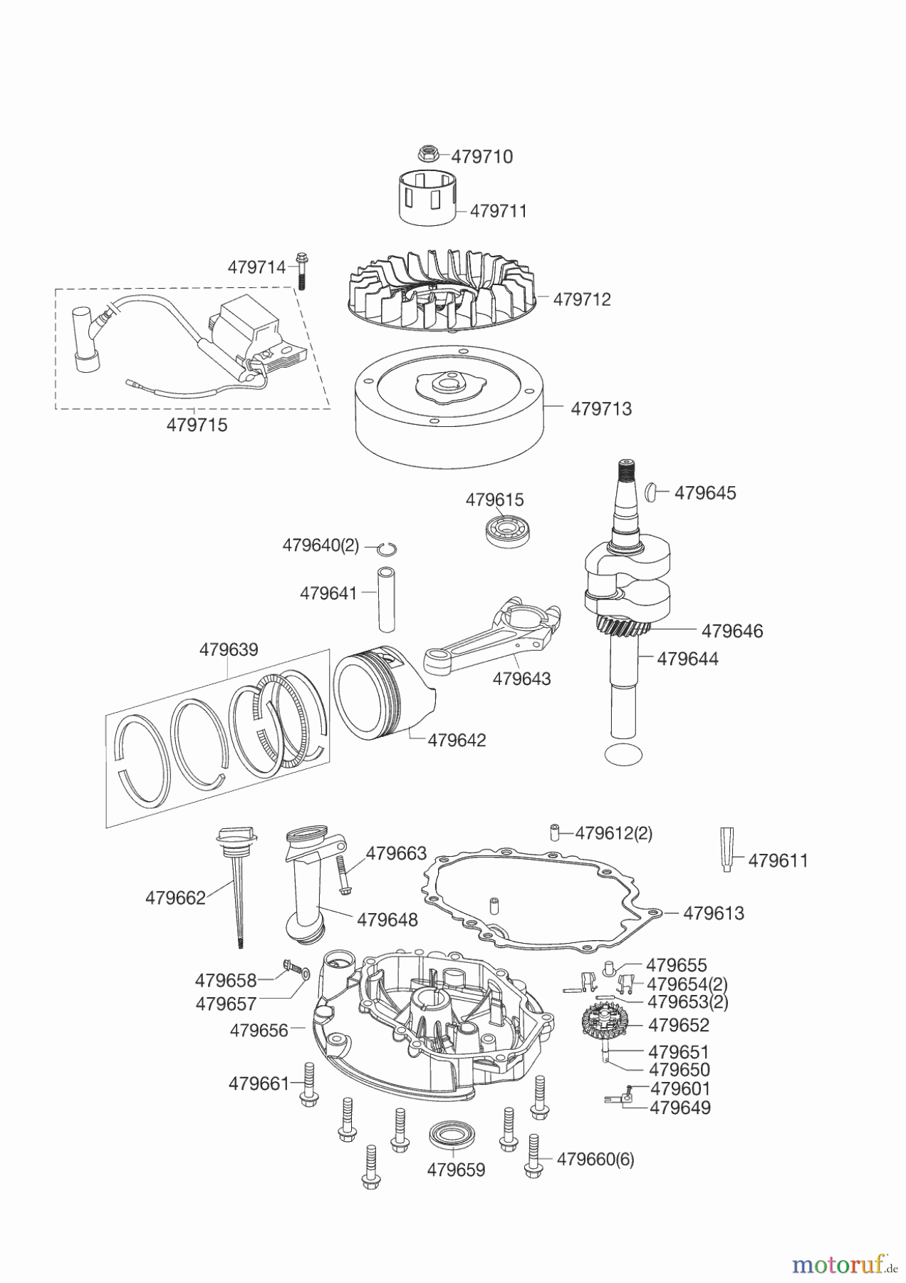  AL-KO Gartentechnik Benzinmotoren B-MOTOR APL-TECH 135 OHV - 1P64  01/2013 - 09/2013 Seite 4