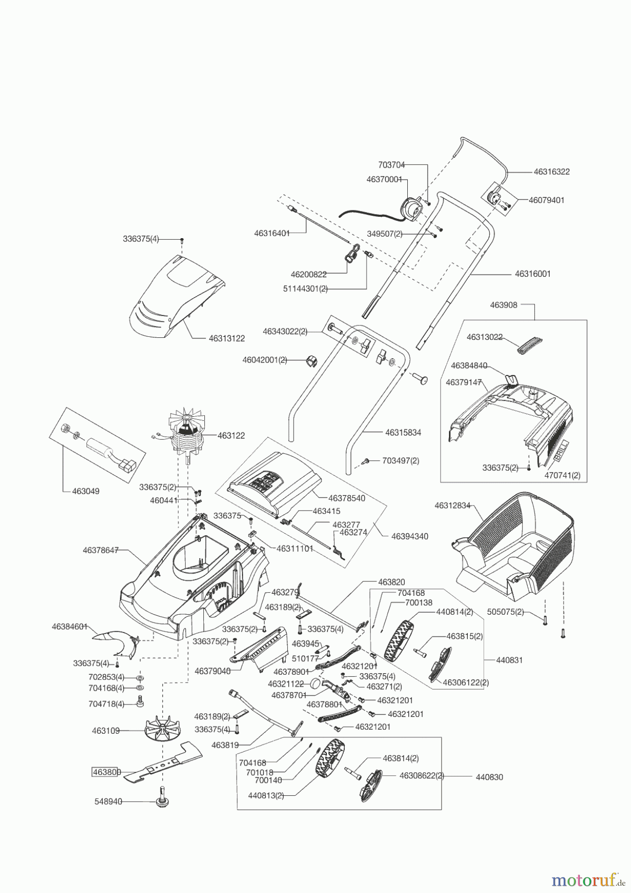  Brill Gartentechnik Elektrorasenmäher Basic 34 E  ab 09/2013 Seite 1