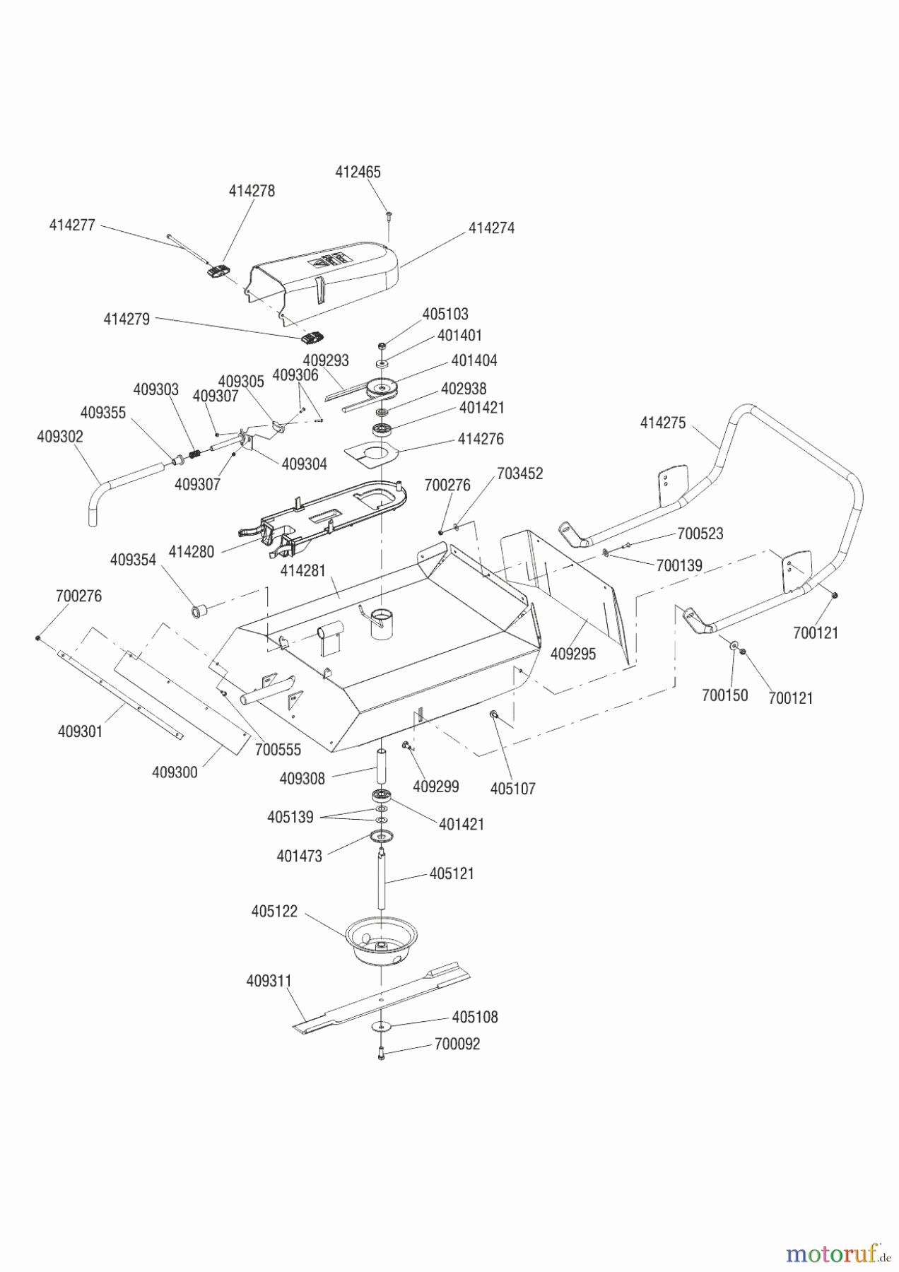  Concord Gartentechnik Zubehör Gartentechnik Front-Sichelmähwerk FSM 530  12/2013 - 12/2015 Seite 1