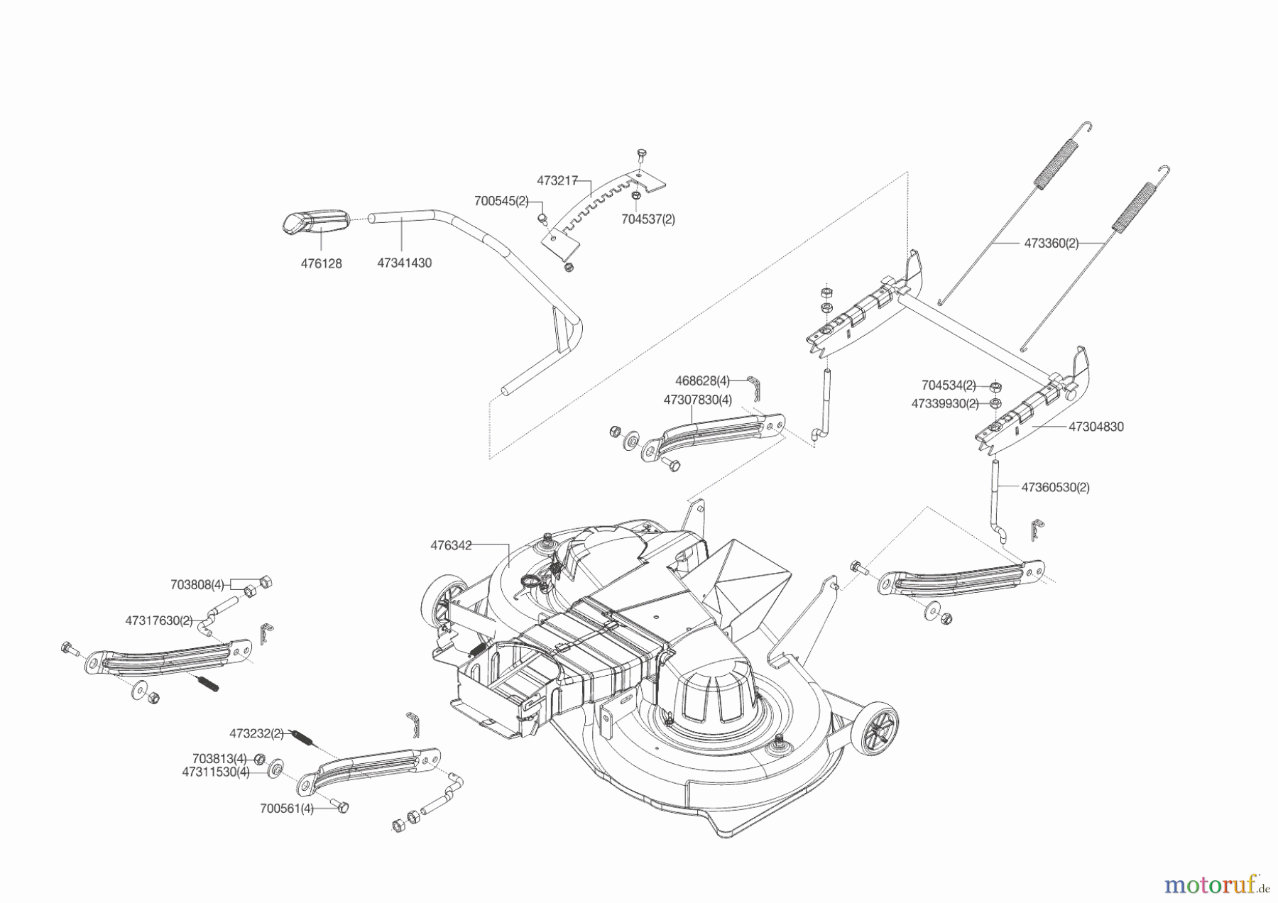  Brill Gartentechnik Rasentraktor 105-20 HE CROSSOVER  09/2014 - 09/2016 Seite 5