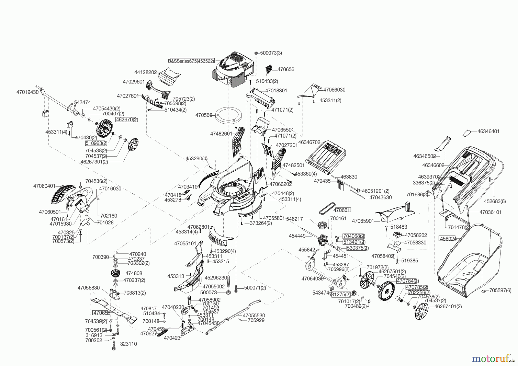  Solo by AL-KO Gartentechnik Benzinrasenmäher 4855 SP ALU  02/2015 - 12/2017 Seite 1