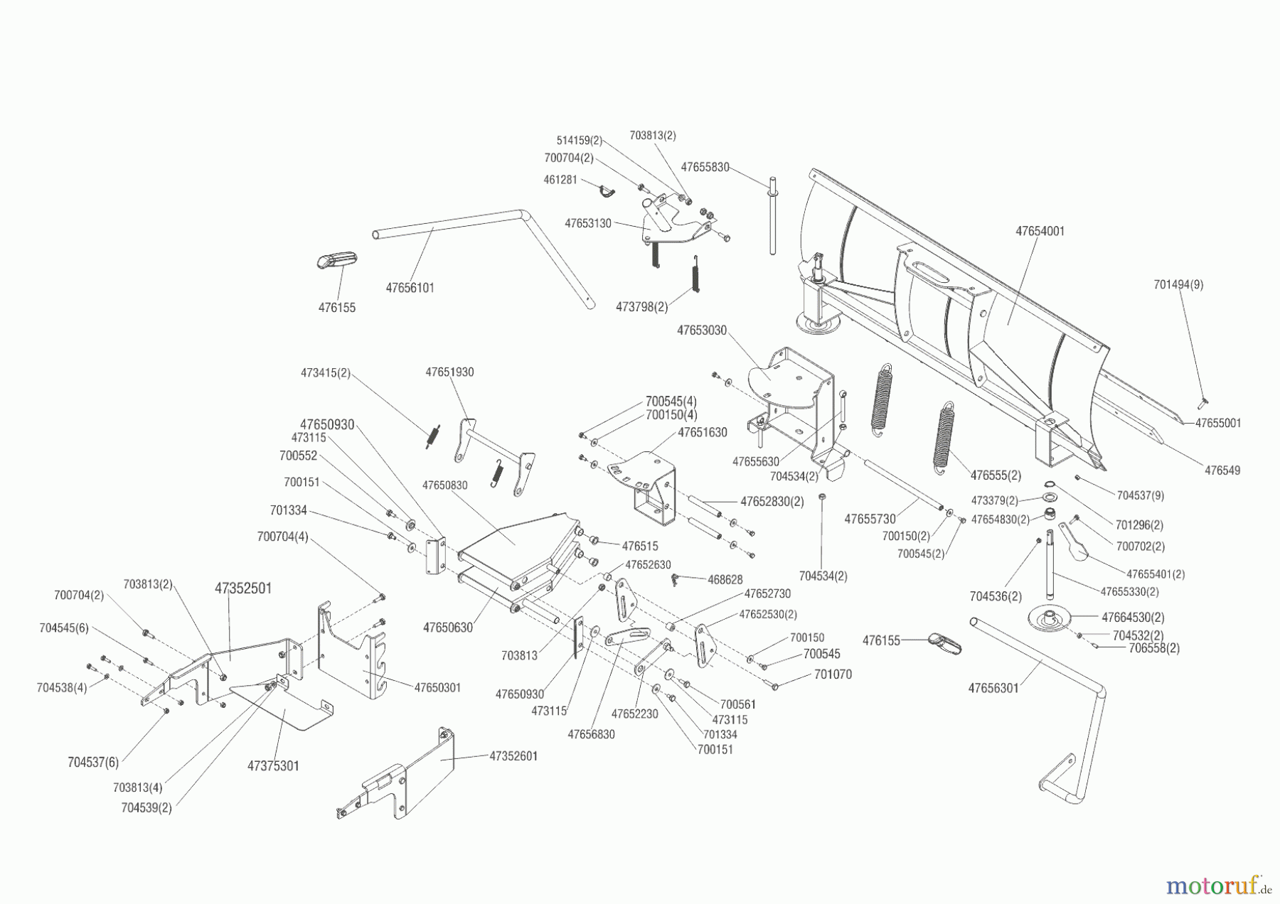  Powerline Gartentechnik Zubehör Gartentechnik SCHNEESCHILD + ANBAURAHMEN TRAKTOR  ab 05/2015 Seite 1