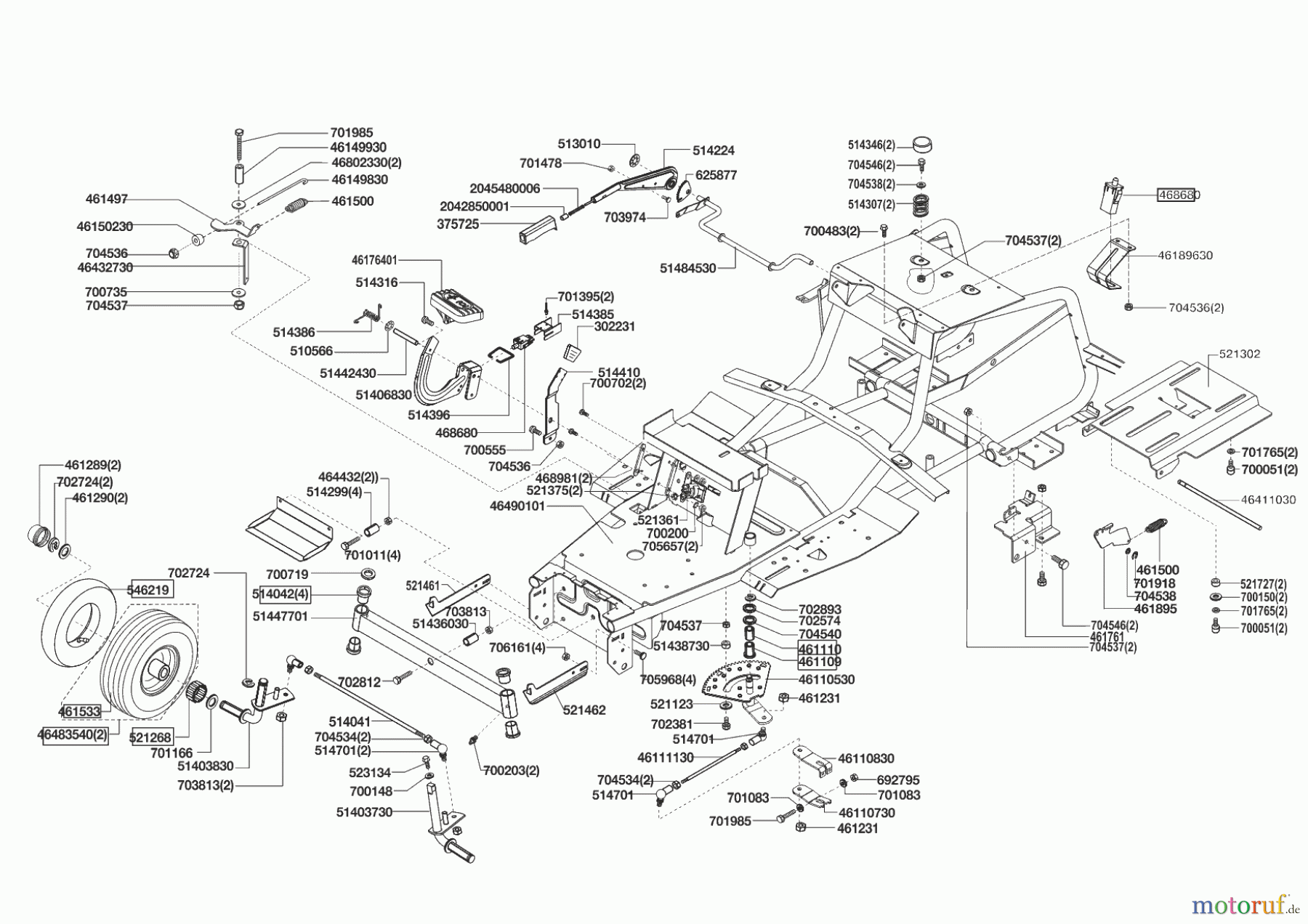  AL-KO Gartentechnik Rasentraktor T16-92 HD EDITION  07/2015 - 03/2016 Seite 2