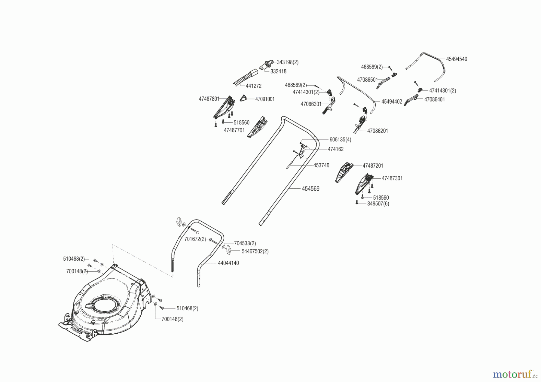  AL-KO Gartentechnik Benzinrasenmäher 476 SPI HIGHLINE  11/2015 - 07/2016 Seite 2