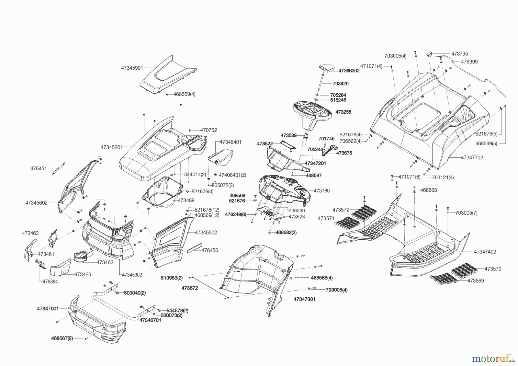  Solo by AL-KO Gartentechnik Rasentraktor T23-125.6 HD V2  12/2015 - 10/2016 Seite 1