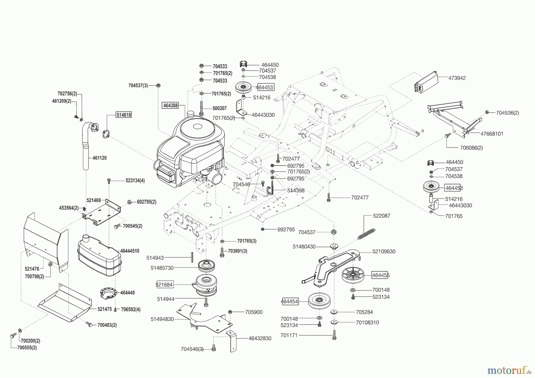  AL-KO Gartentechnik Rasentraktor T13-92 HD PRO HVC  03/2016 - 09/2016 Seite 4