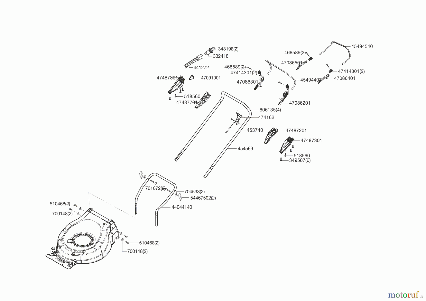  AL-KO Gartentechnik Benzinrasenmäher 476 SPI HIGHLINE  ab 07/2016 Seite 2