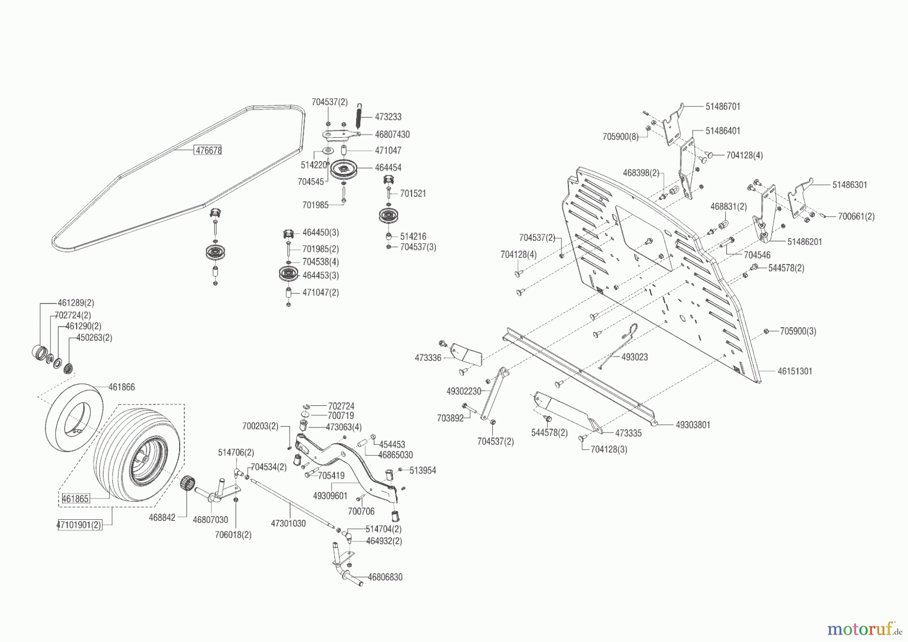  Solo by AL-KO Gartentechnik Rasentraktor T15-93.7 HD-A COMFORT  ab 07/2018 Seite 3