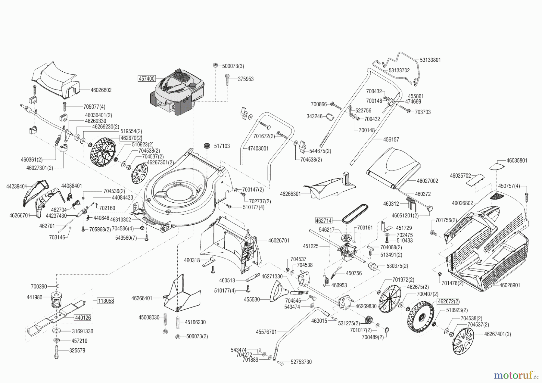  Solo by AL-KO Gartentechnik Benzinrasenmäher 5219 SP-A   ab 09/2018 Seite 1