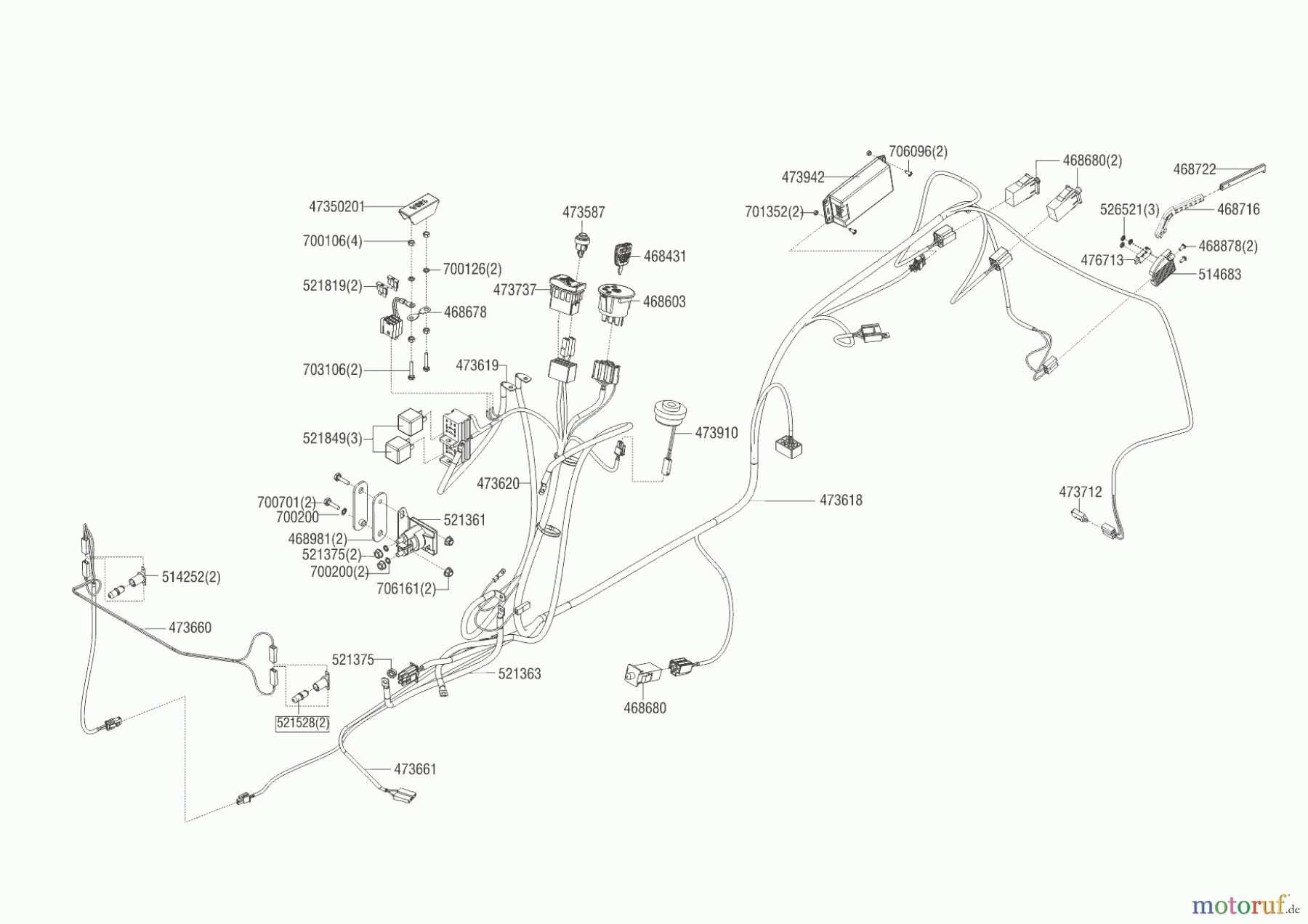  Brill Gartentechnik Rasentraktor T 105/ 18 H Crossover  ab 02/2019 Seite 9